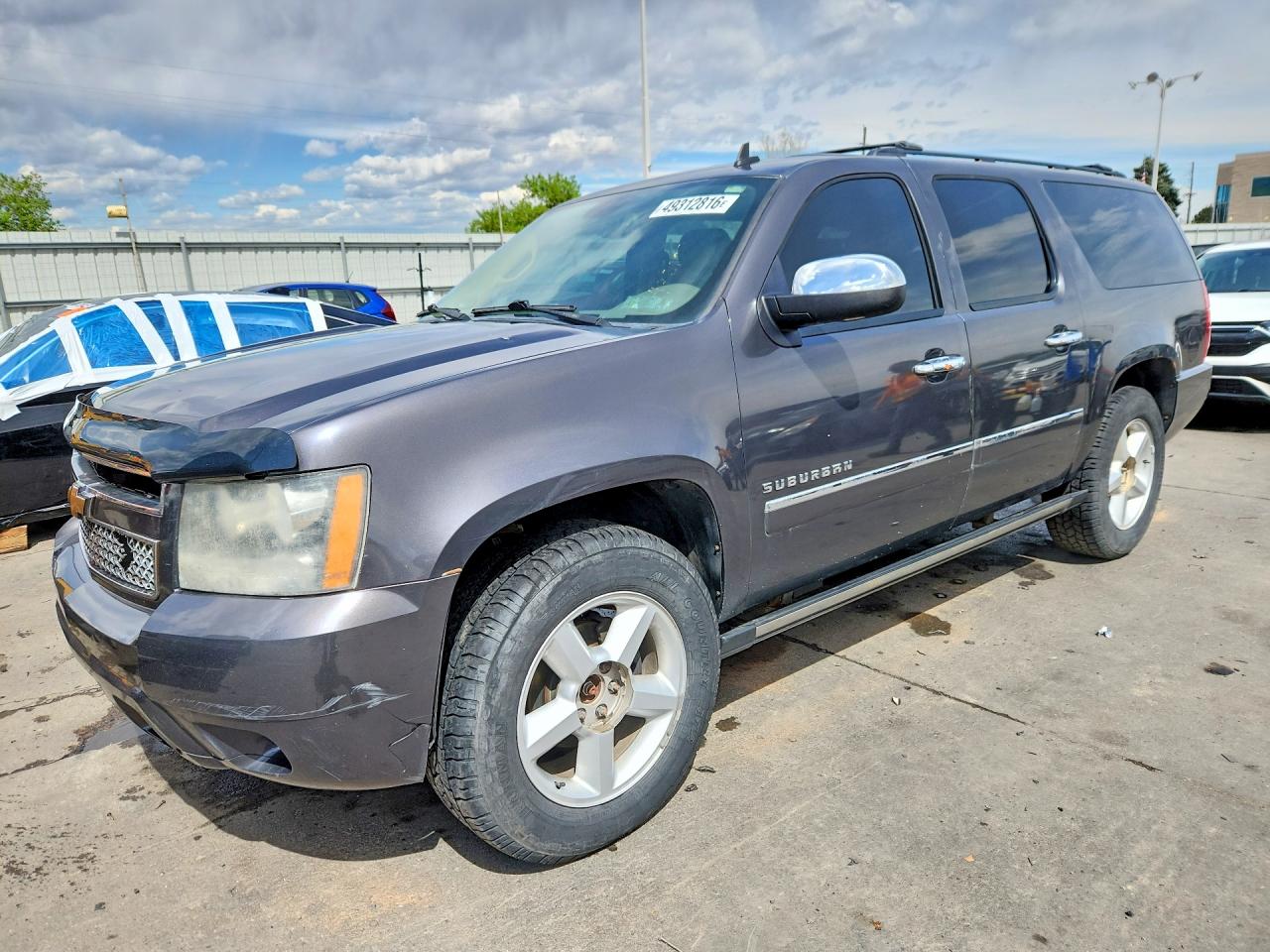 2010 Chevrolet Suburban K1500 Ltz Gray vin: 1GNUKKE39AR147237