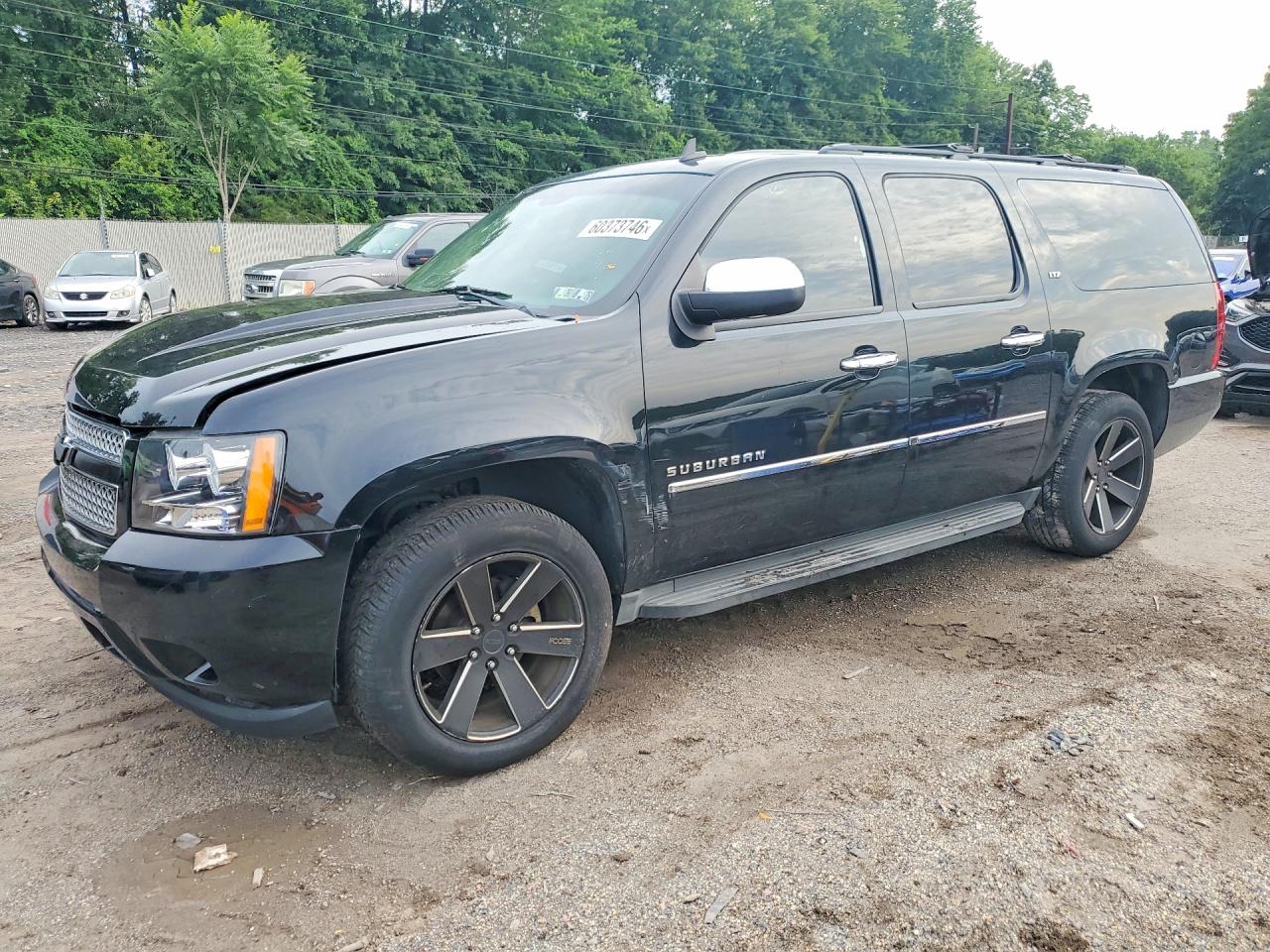 2010 Chevrolet Suburban K1500 Ltz Black vin: 1GNUKKE3XAR181736