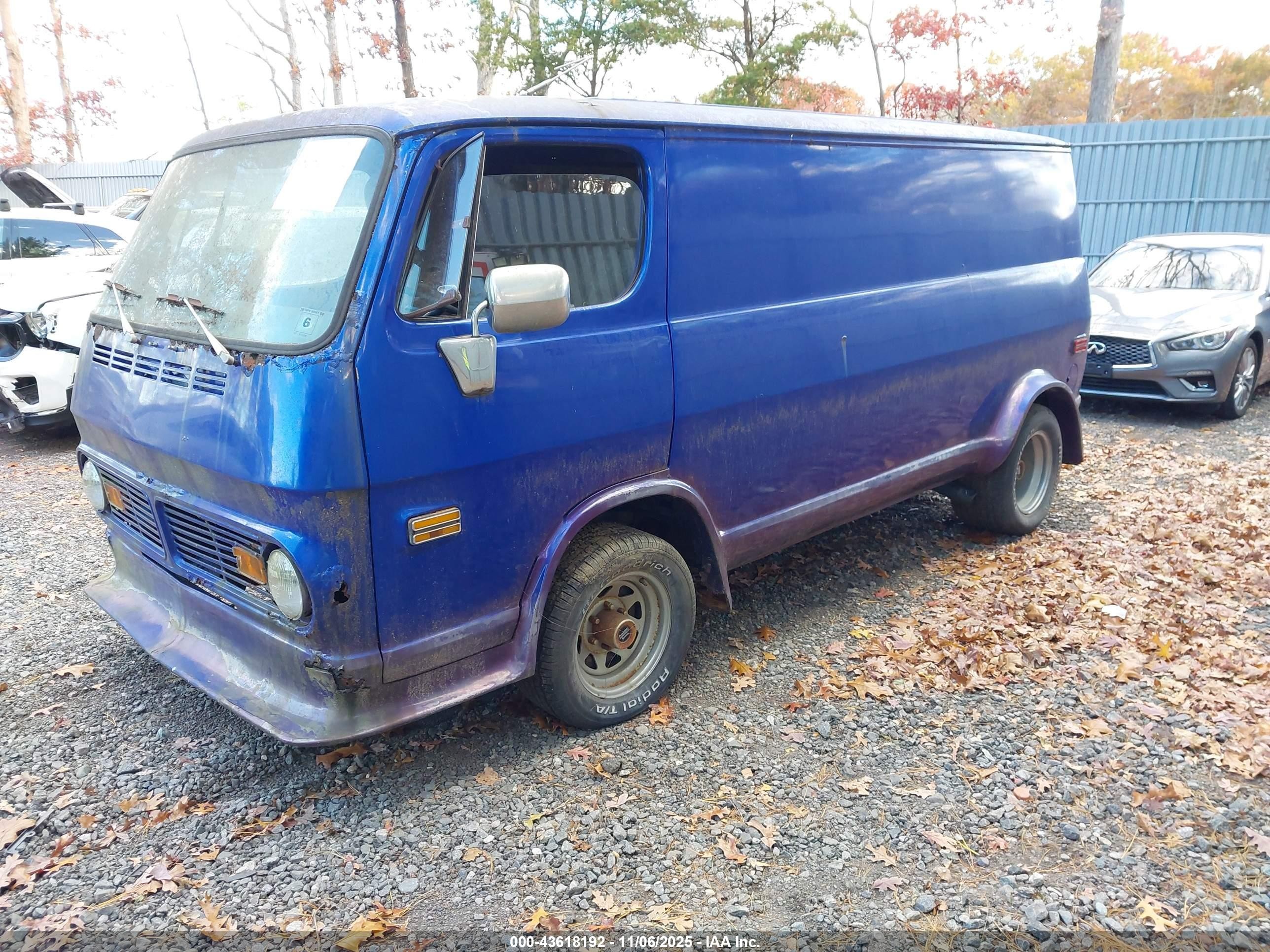 1969 Chevrolet Step Van   Синий vin: 1GS259P734888    