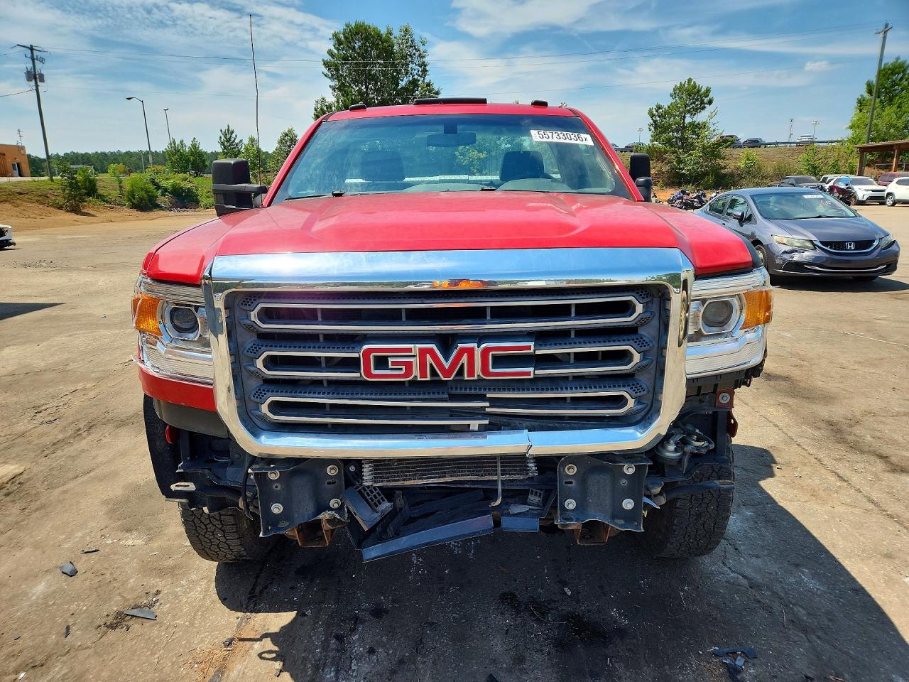 2015 Gmc Sierra C2500 Heavy Duty Red vin: 1GT01XEG8FZ506725