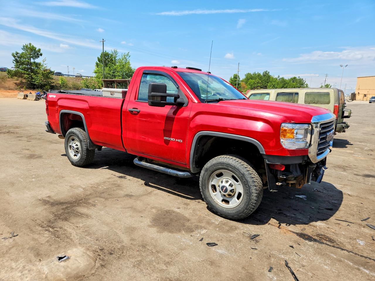 2015 Gmc Sierra C2500 Heavy Duty Red vin: 1GT01XEG8FZ506725