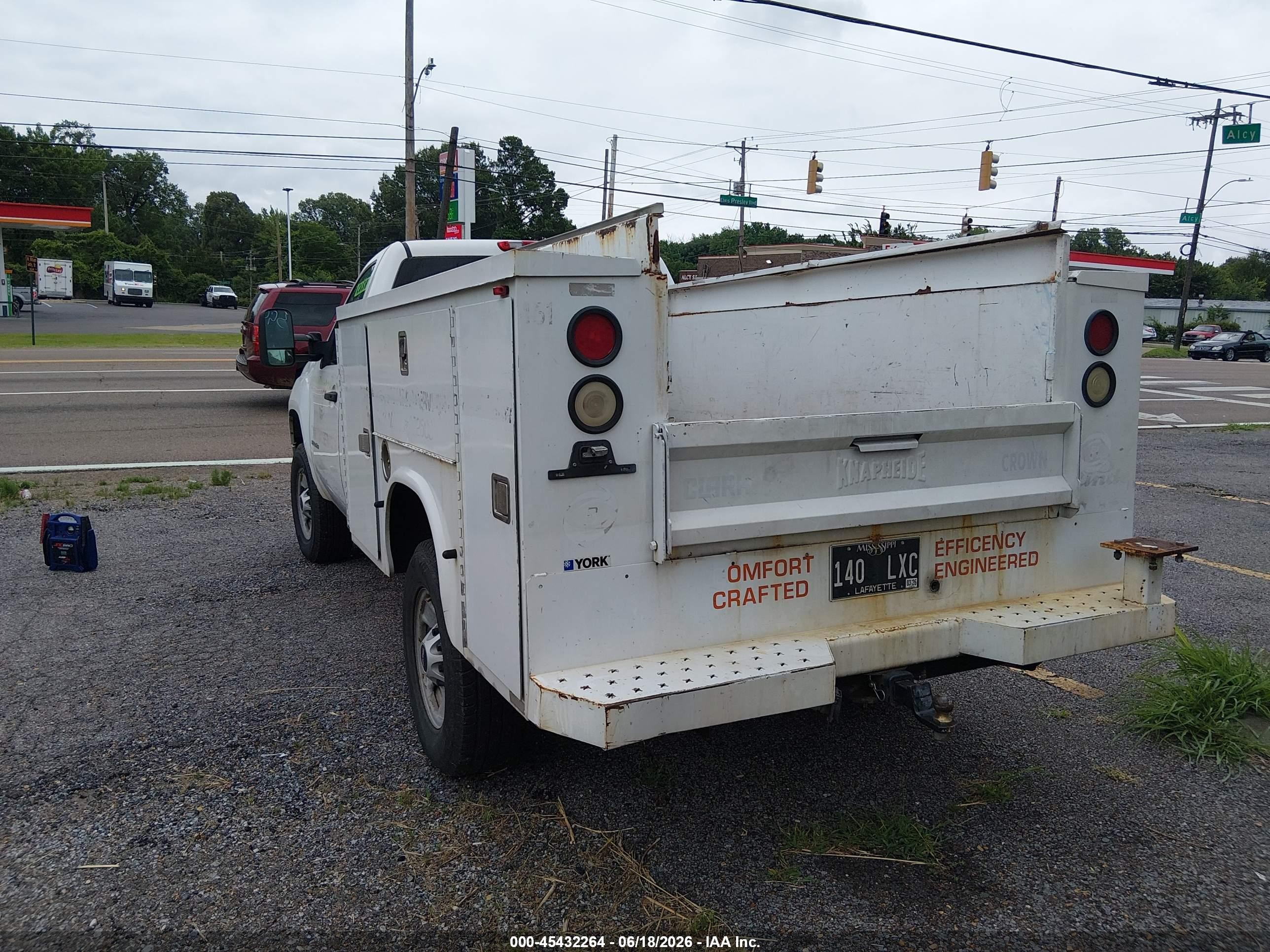 2013 Gmc Sierra 2500hd Work Truck White vin: 1GT01ZCG0DF202494