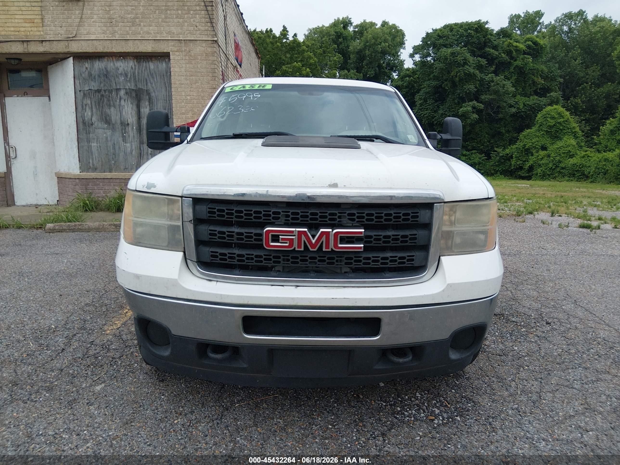 2013 Gmc Sierra 2500hd Work Truck White vin: 1GT01ZCG0DF202494