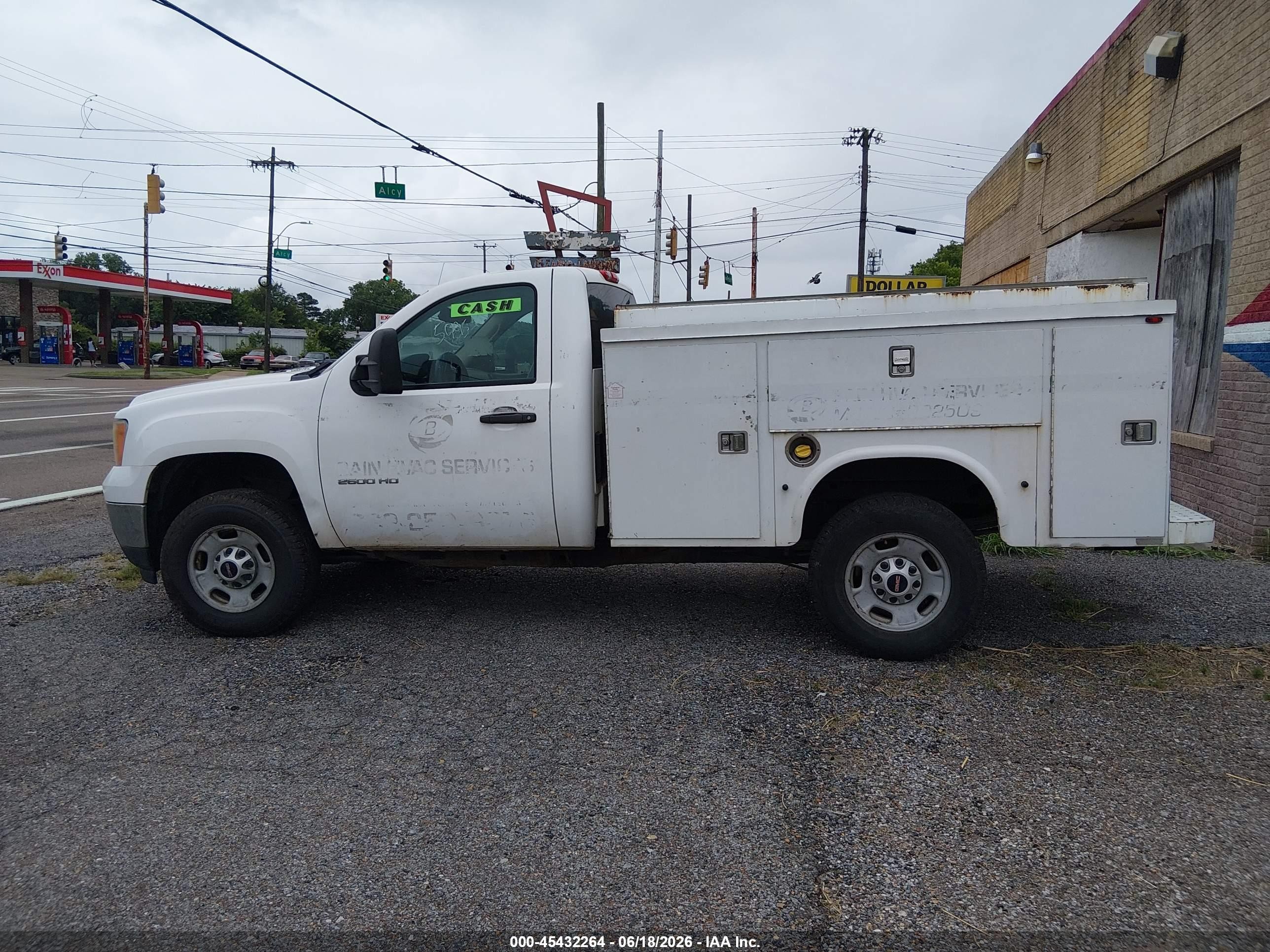 2013 Gmc Sierra 2500hd Work Truck White vin: 1GT01ZCG0DF202494