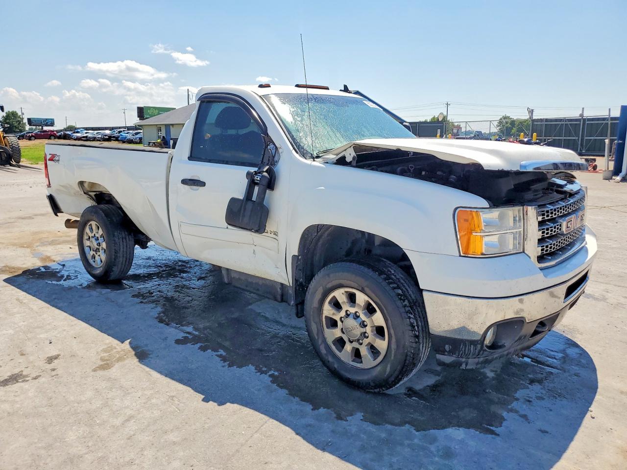 2013 Gmc Sierra K2500 Sle Белый vin: 1GT020C84DF211104