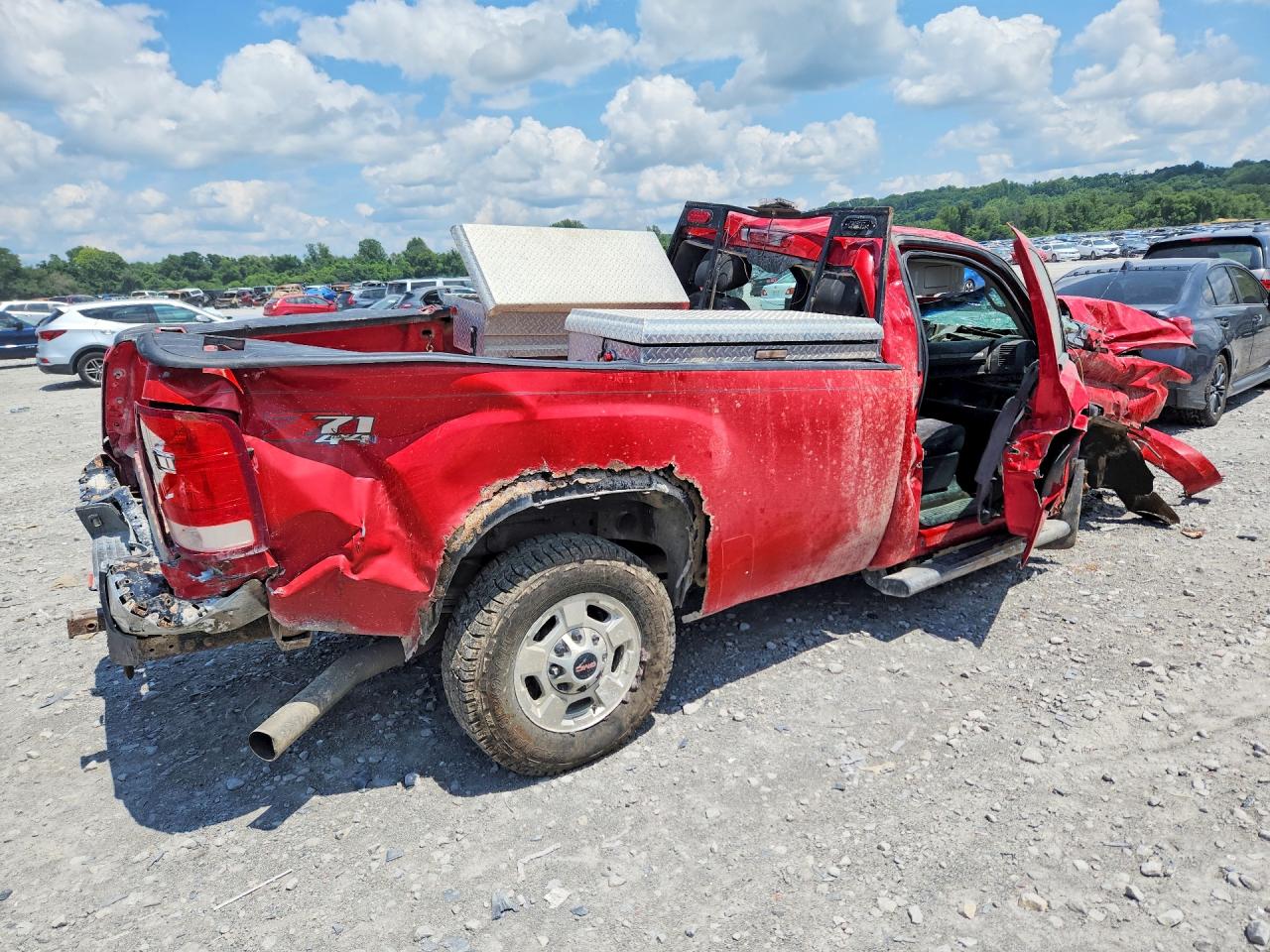 2011 Gmc Sierra K2500 Sle Red vin: 1GT020C88BF104831