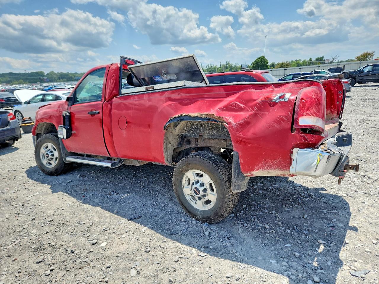2011 Gmc Sierra K2500 Sle Red vin: 1GT020C88BF104831
