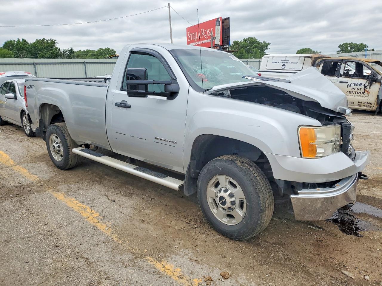2013 Gmc Sierra K2500 Sle Silver vin: 1GT020C88DZ238692