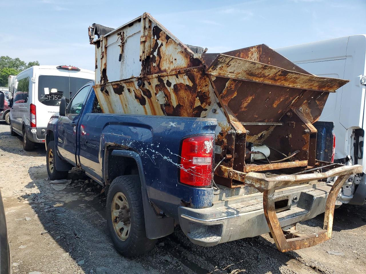 2015 Gmc Sierra K3500 Blue vin: 1GT021EG1FZ503563