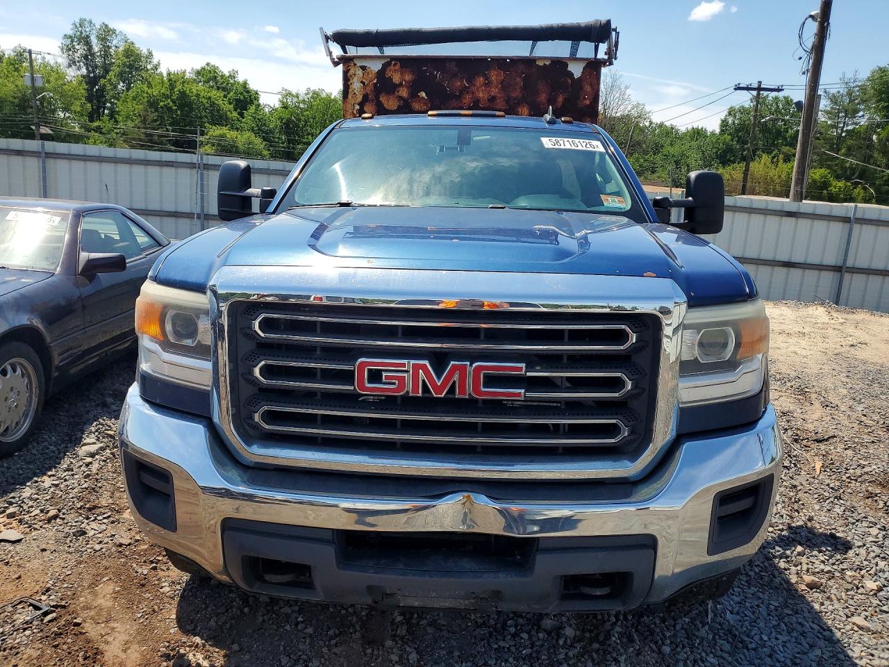 2015 Gmc Sierra K3500 Blue vin: 1GT021EG1FZ503563