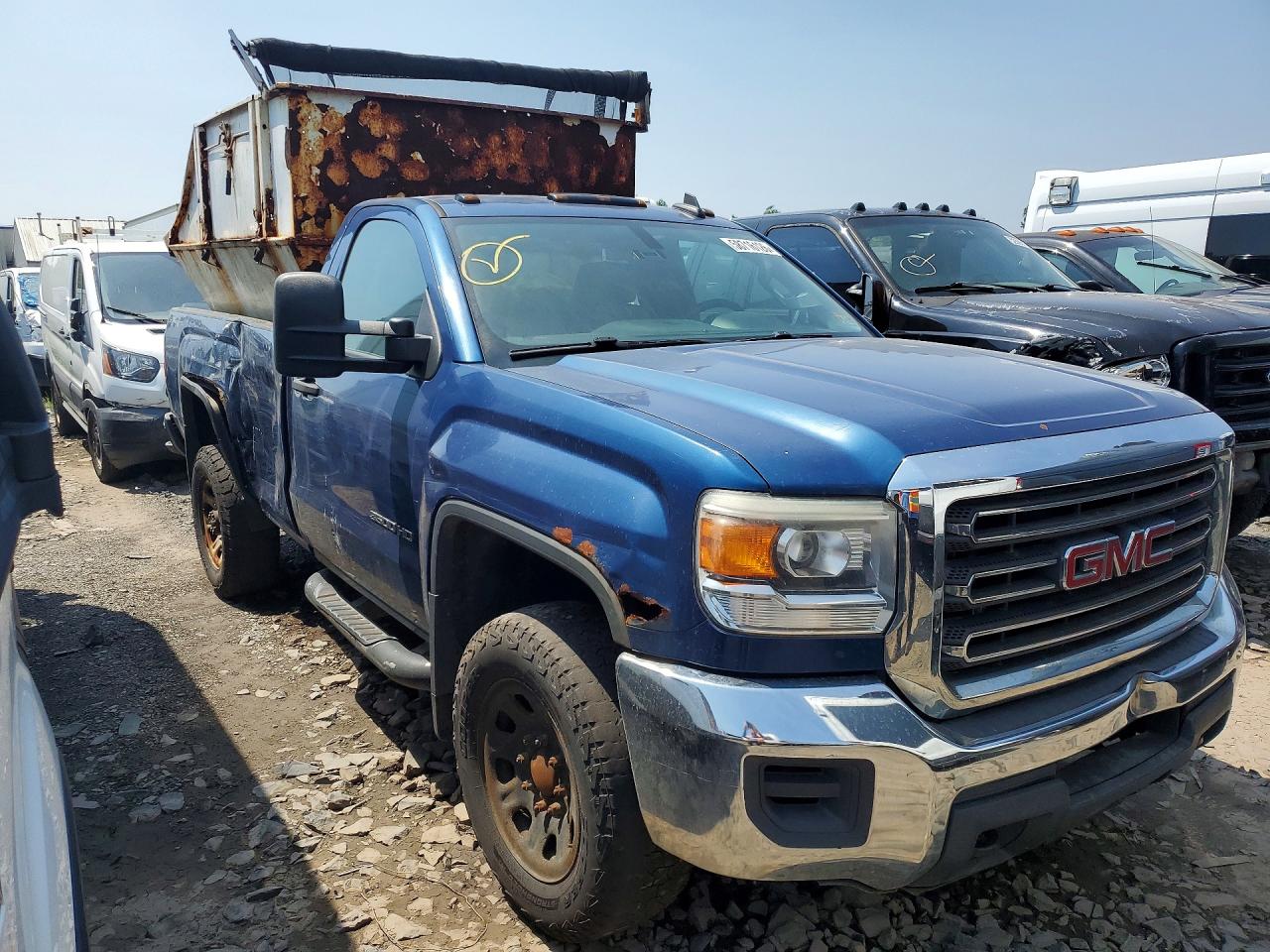 2015 Gmc Sierra K3500 Blue vin: 1GT021EG1FZ503563