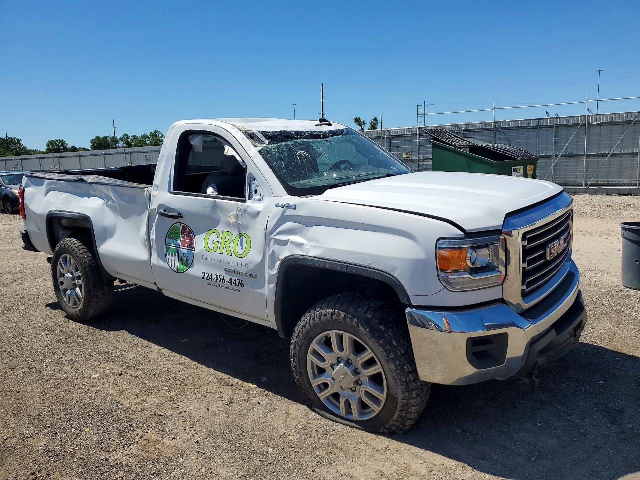2017 Gmc Sierra K2500 Heavy Duty White vin: 1GT02REG3HZ236427