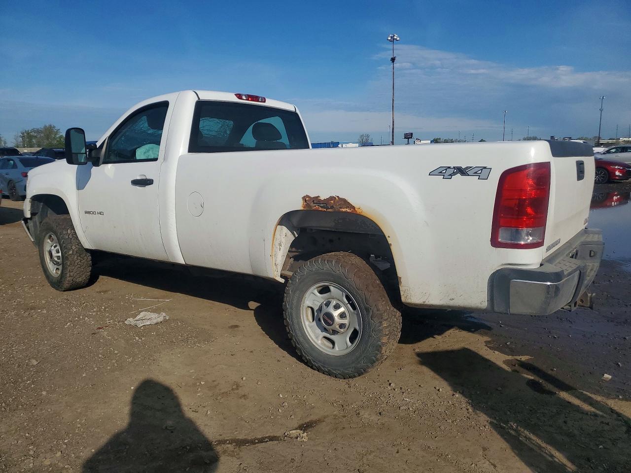 2013 Gmc Sierra K2500 Heavy Duty White vin: 1GT02ZCG8DF122745
