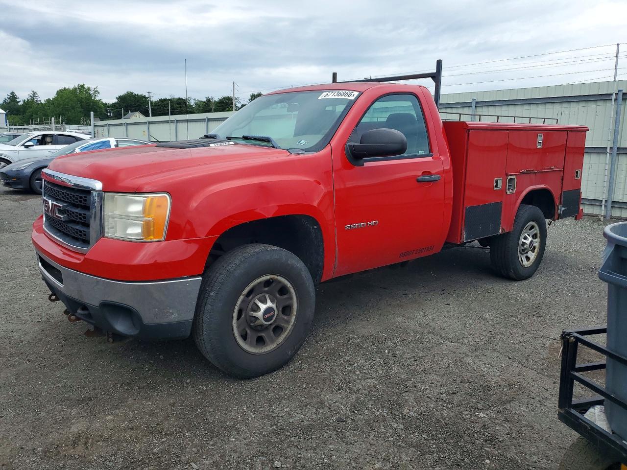 2012 Gmc Sierra K2500 Heavy Duty Red vin: 1GT02ZCGXCF114712
