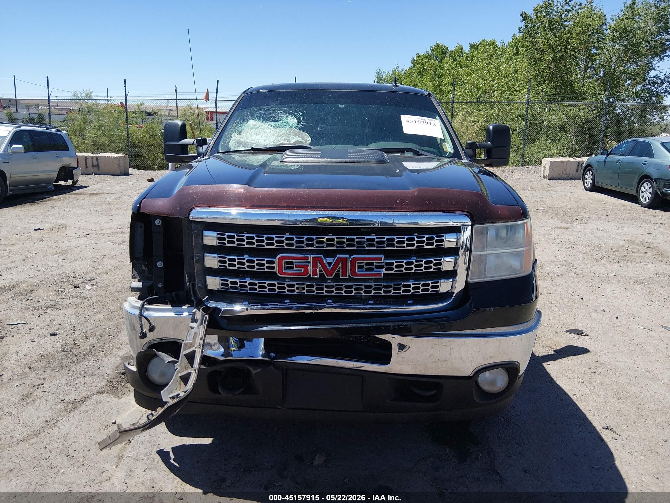 2014 Gmc Sierra 2500hd Sle Black vin: 1GT110CG9EF159498