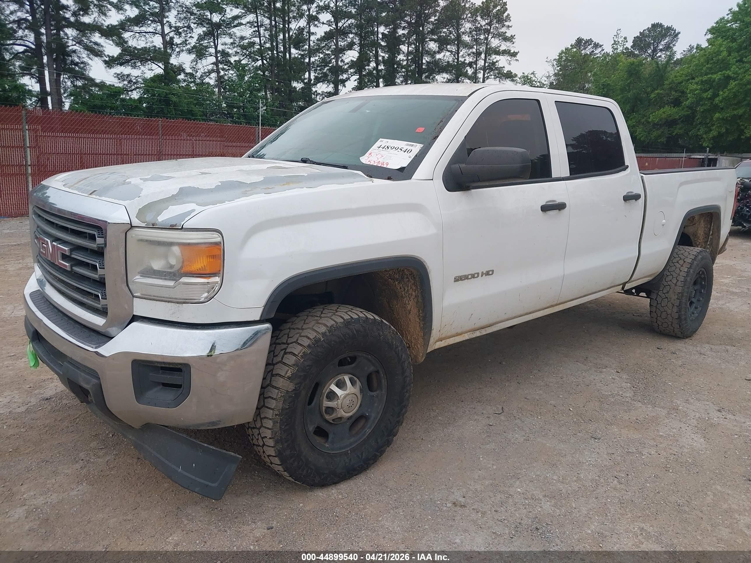 2015 Gmc Sierra 2500hd   Белый vin: 1GT11XEG1FF128169