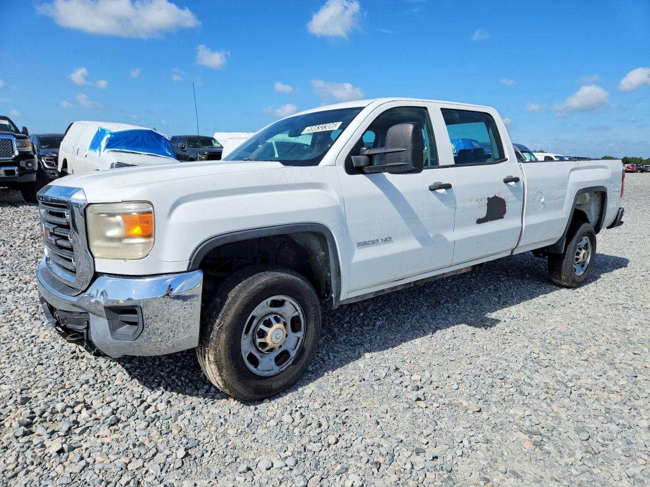 2015 Gmc Sierra C2500 Heavy Duty White vin: 1GT11XEG1FF144081