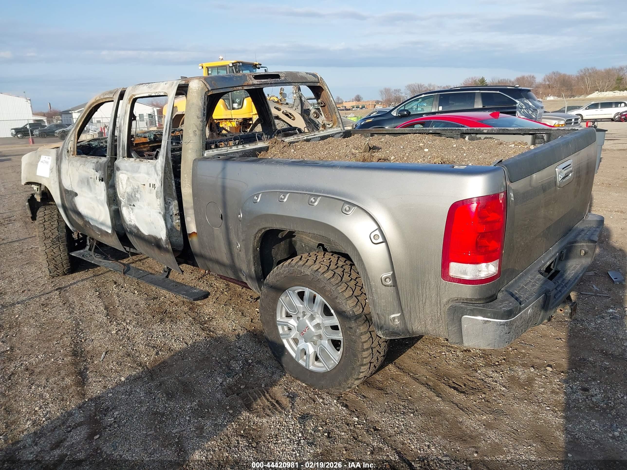 2013 Gmc Sierra 2500hd Sle Gray vin: 1GT120C80DF220306