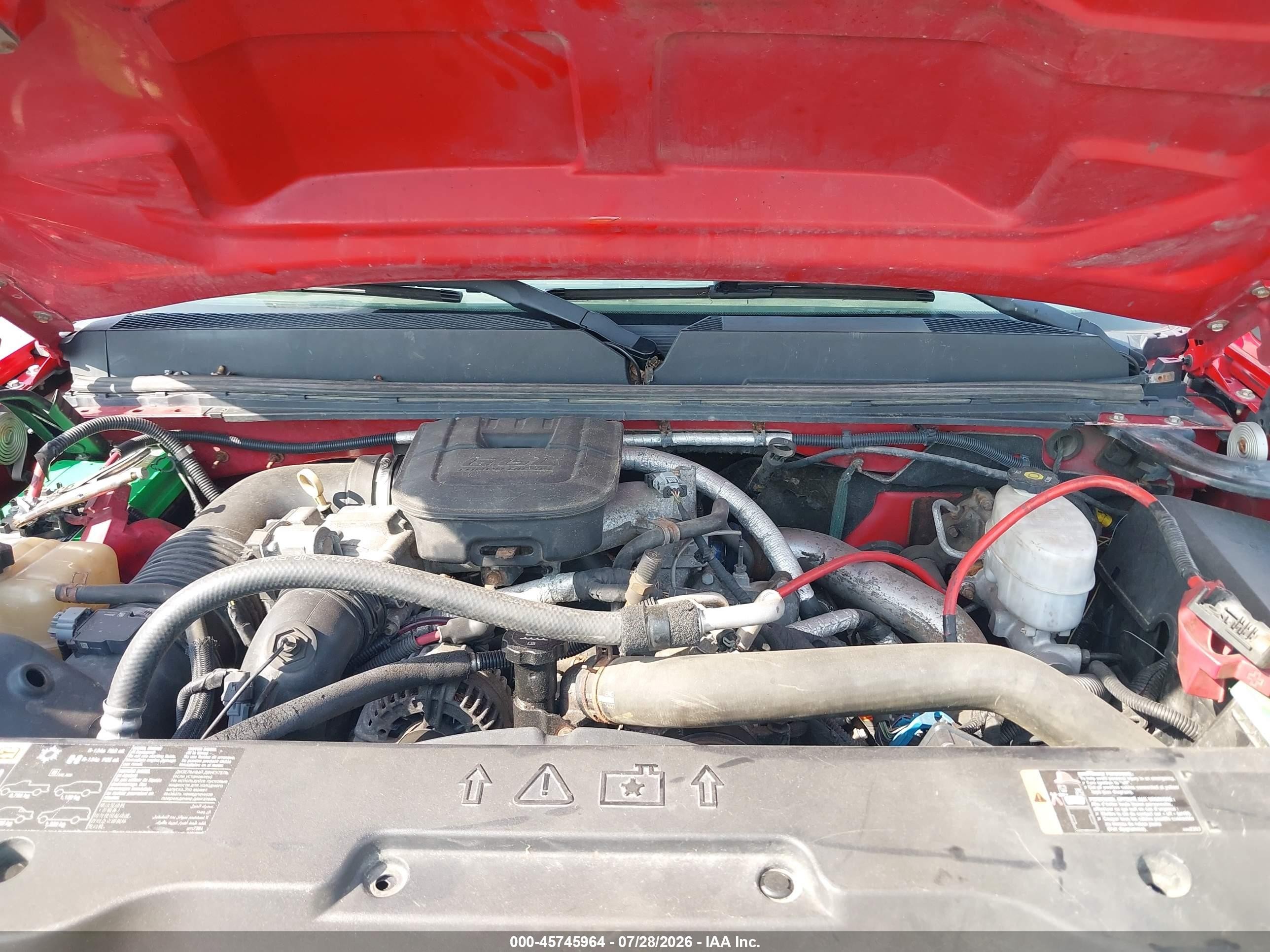 2011 Gmc Sierra 2500hd Sle Red vin: 1GT120C82BF191792