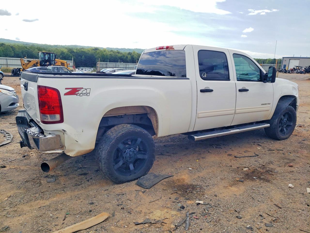2011 Gmc Sierra K2500 Sle White vin: 1GT120C83BF246153