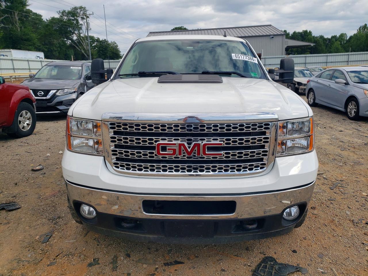 2011 Gmc Sierra K2500 Sle White vin: 1GT120C83BF246153