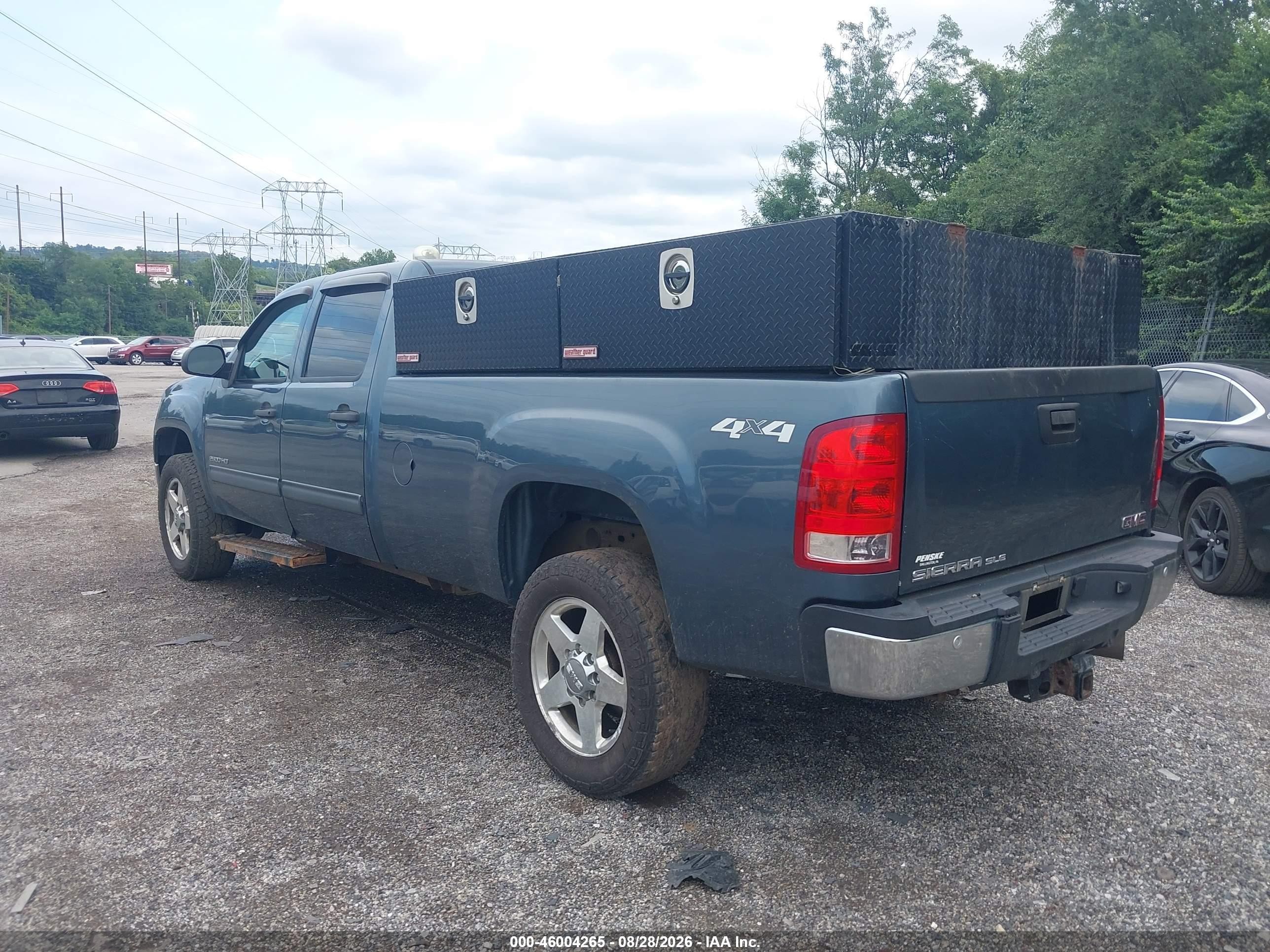 2013 Gmc Sierra 2500hd Sle Blue vin: 1GT120C83DF149134