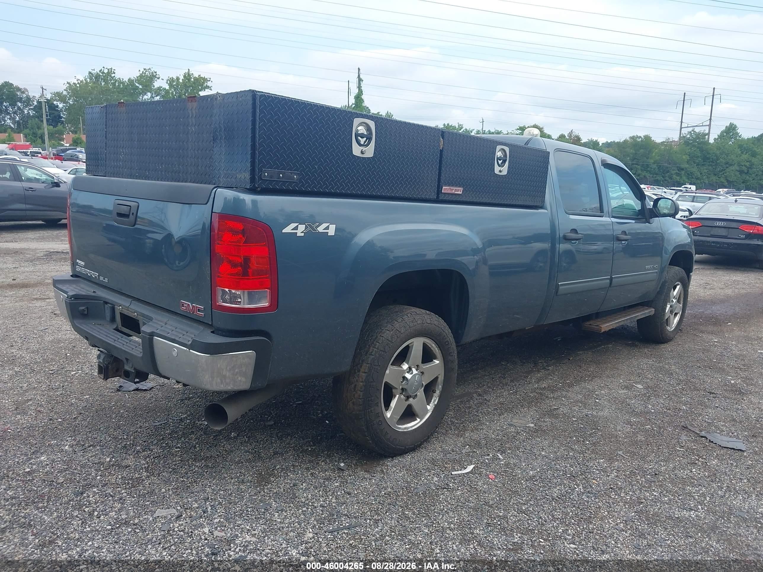 2013 Gmc Sierra 2500hd Sle Blue vin: 1GT120C83DF149134
