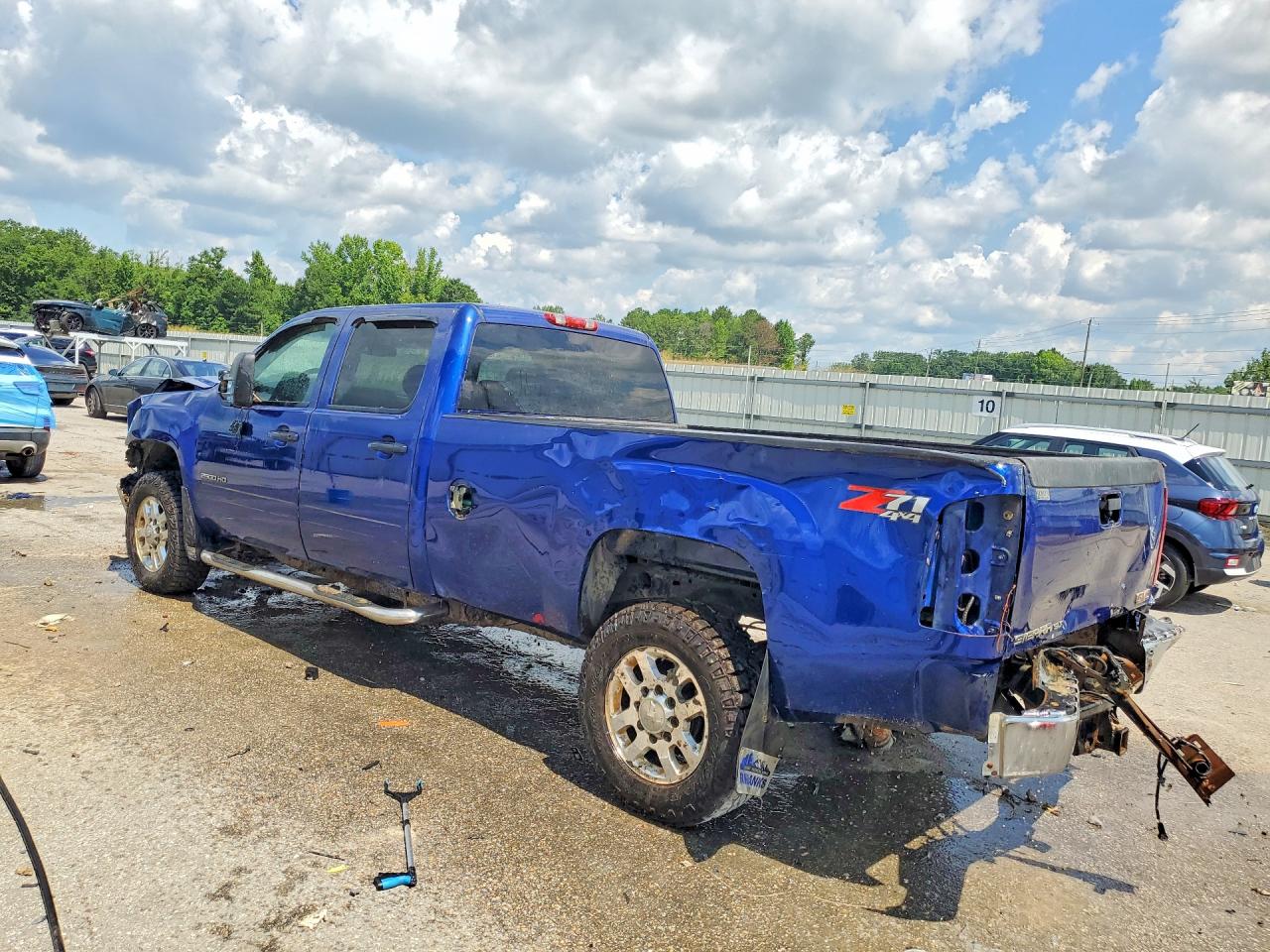 2014 Gmc Sierra K2500 Sle Синий vin: 1GT120C83EF158854
