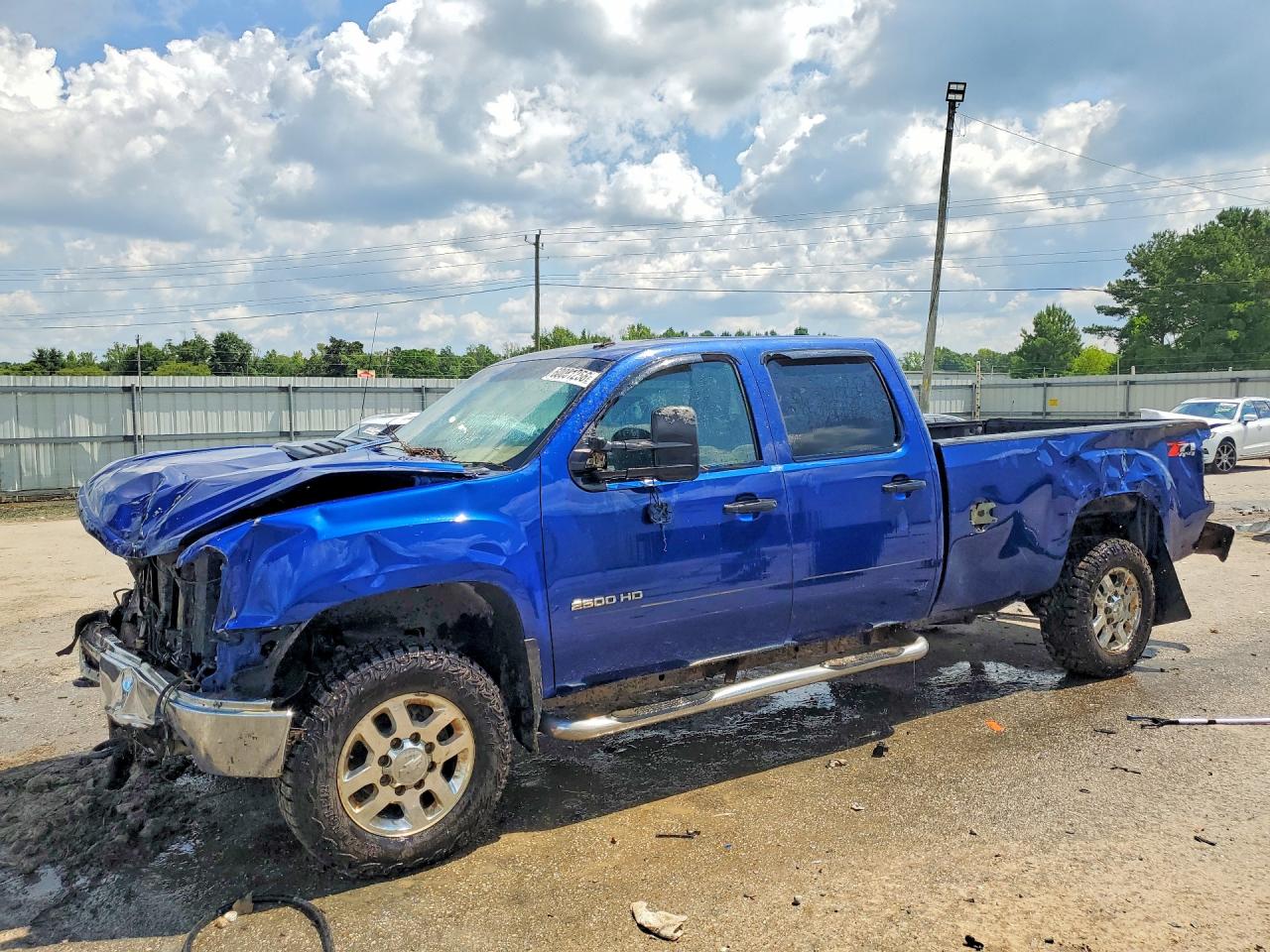 2014 Gmc Sierra K2500 Sle Синий vin: 1GT120C83EF158854