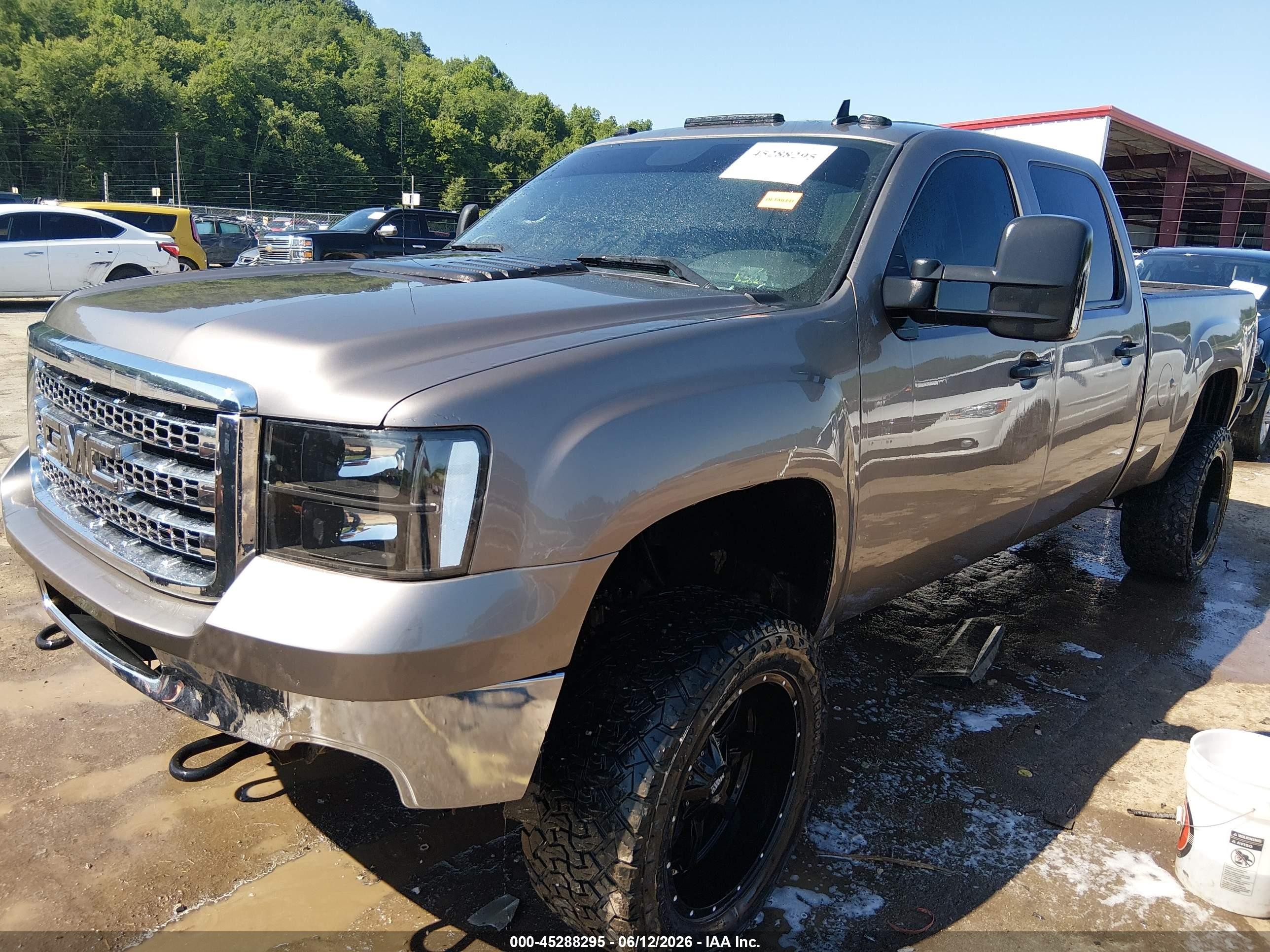 2012 Gmc Sierra 2500hd Sle Gray vin: 1GT120C86CF187665