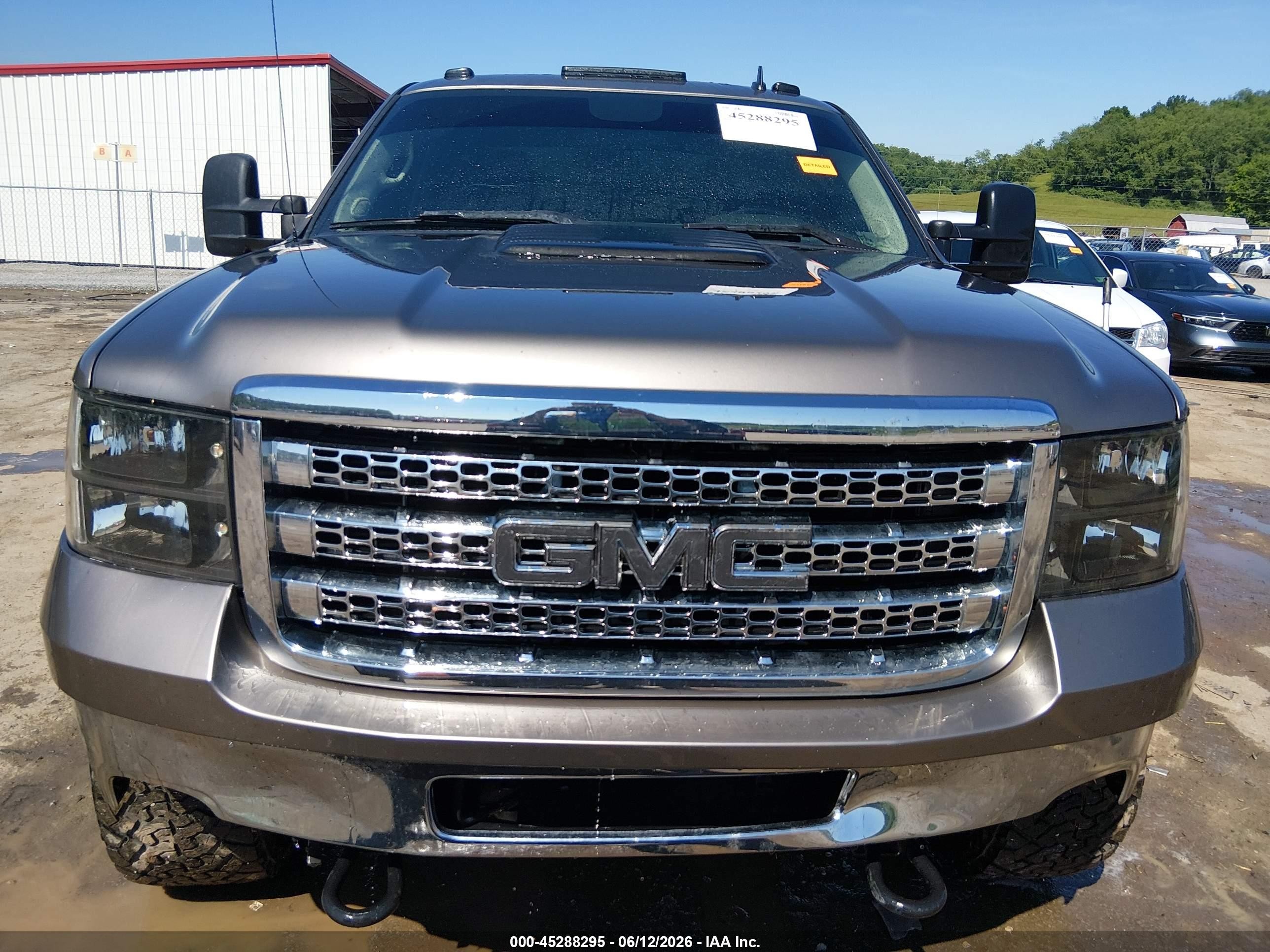 2012 Gmc Sierra 2500hd Sle Gray vin: 1GT120C86CF187665