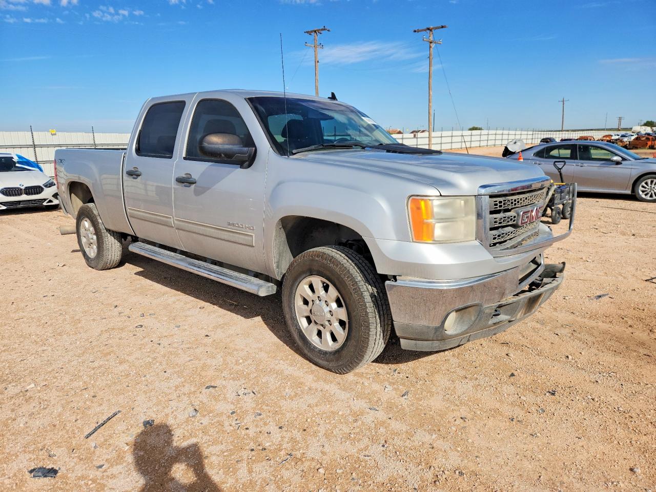 2011 Gmc Sierra K2500 Sle Silver vin: 1GT120C87BF116540