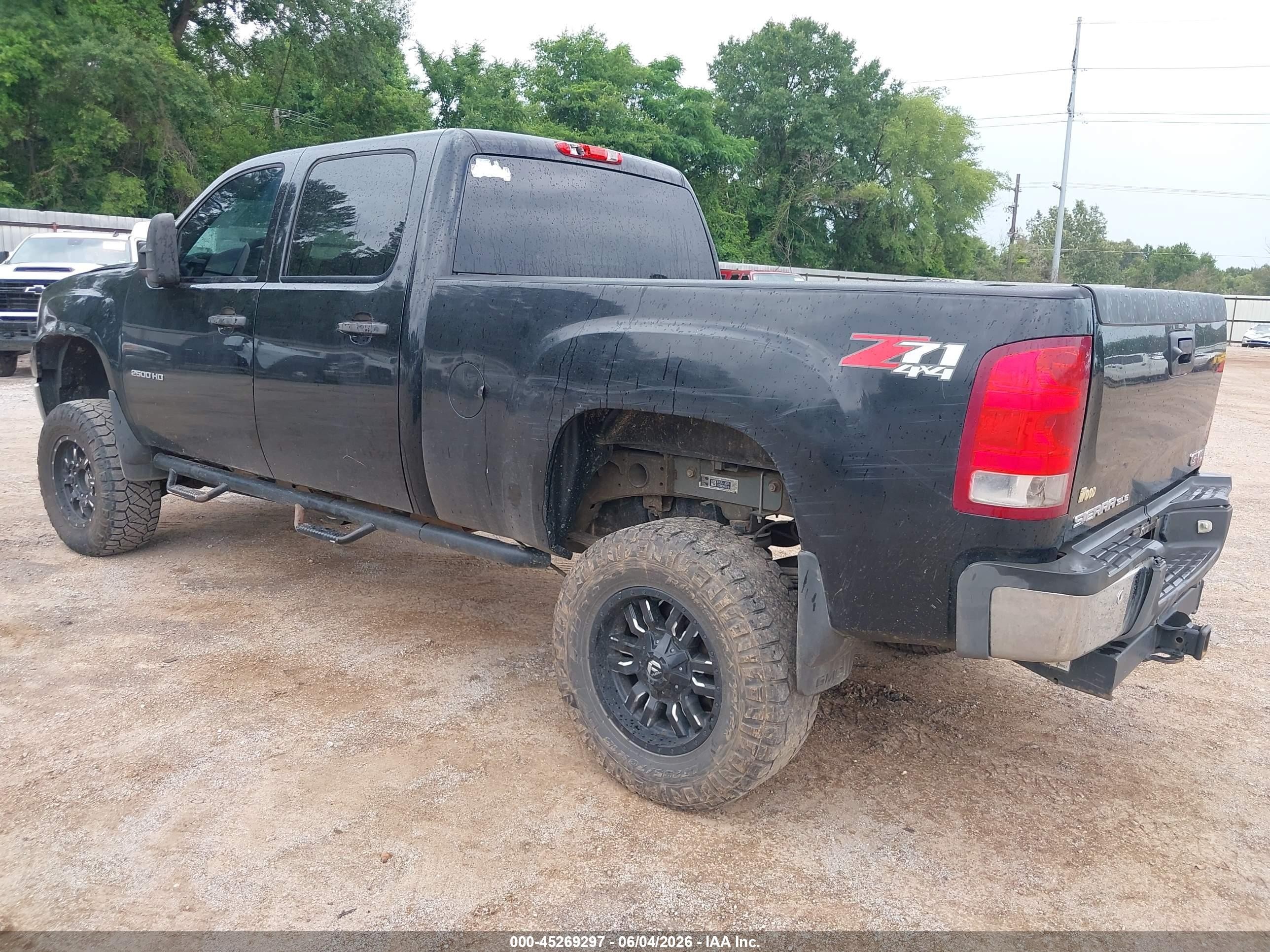 2013 Gmc Sierra 2500hd Sle Black vin: 1GT120C87DF141523