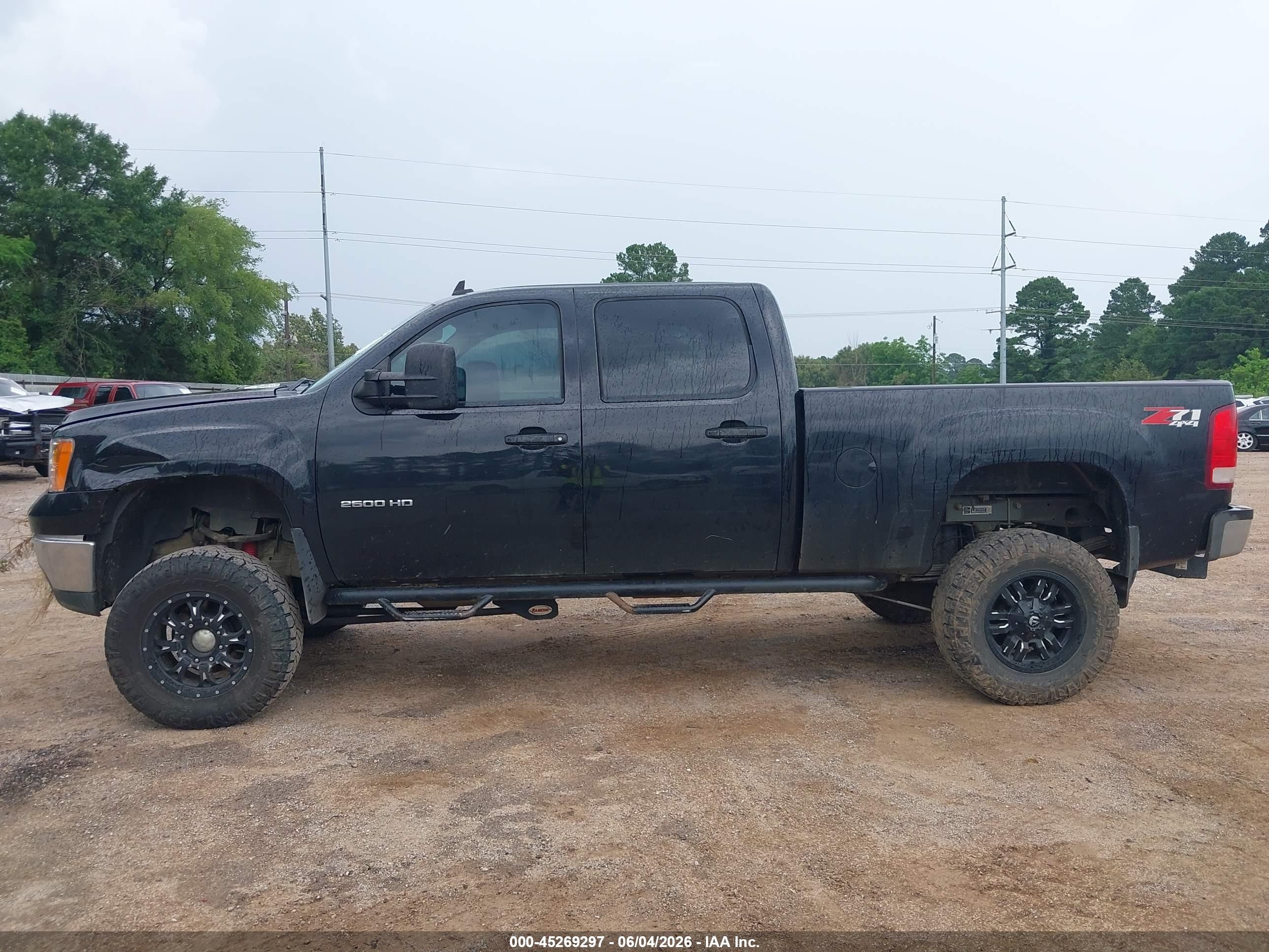 2013 Gmc Sierra 2500hd Sle Black vin: 1GT120C87DF141523