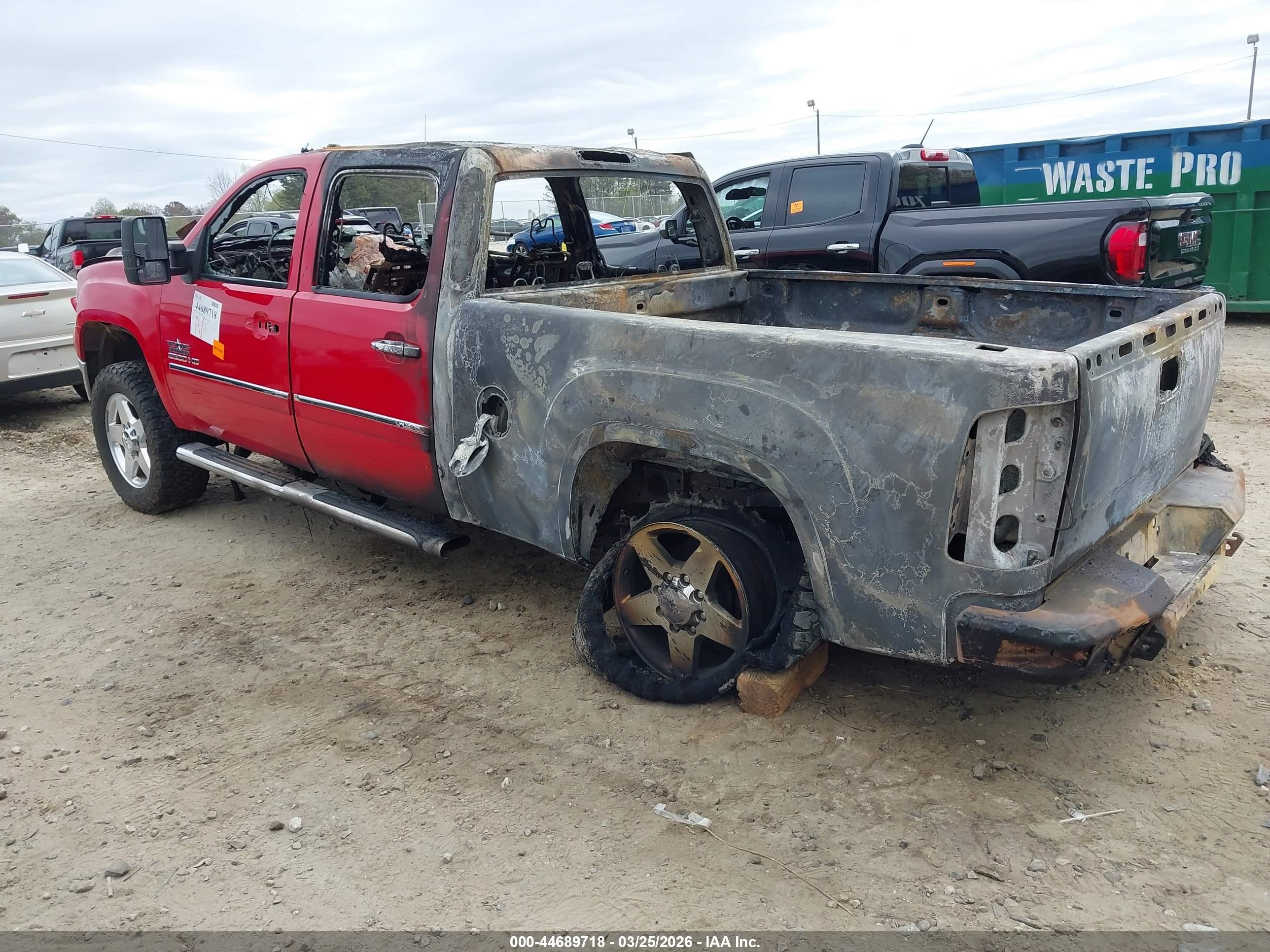 2012 Gmc Sierra 2500hd Sle Red vin: 1GT120C8XCF229478