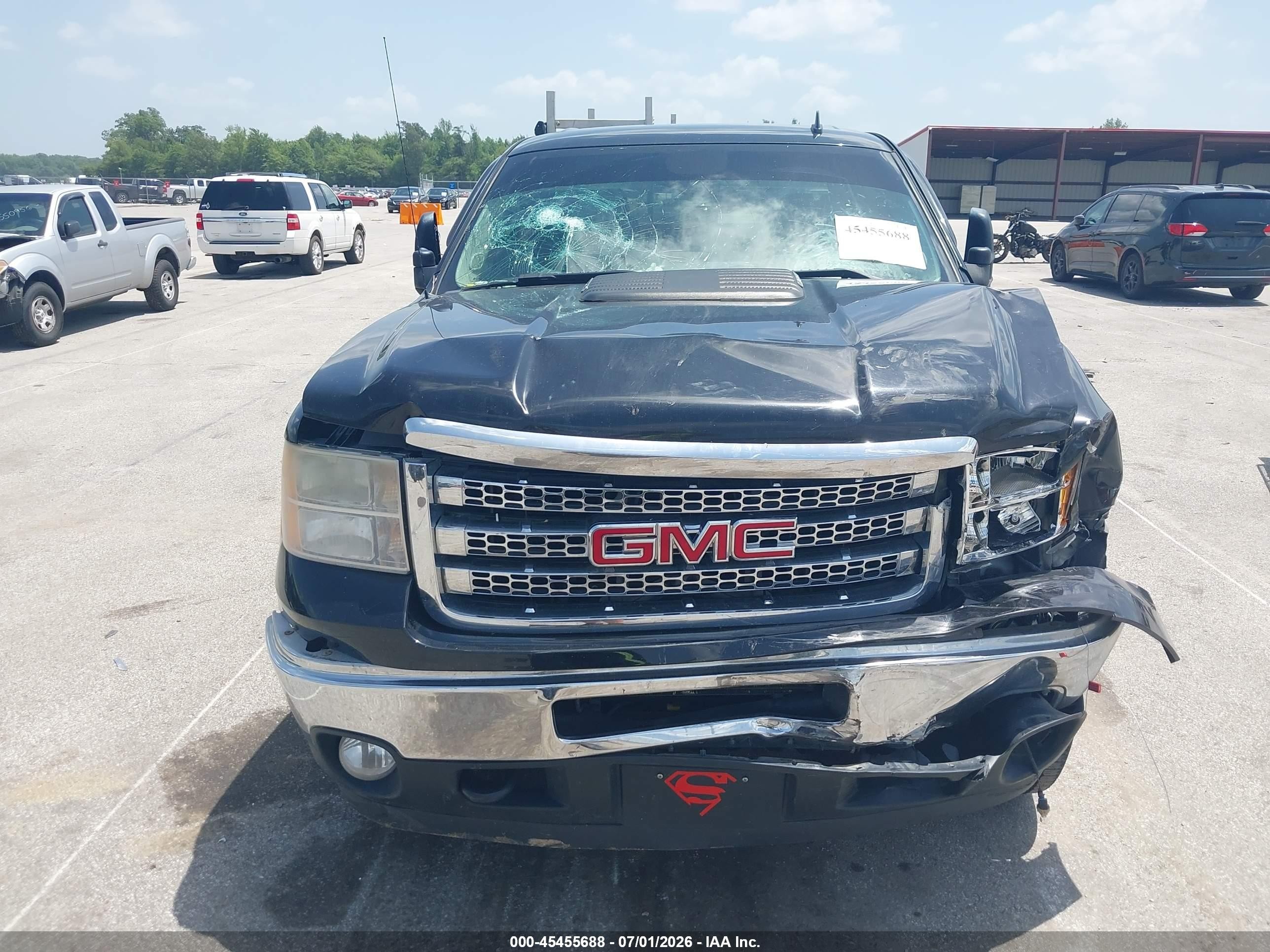 2014 Gmc Sierra 2500hd Sle Black vin: 1GT120CG0EF112759