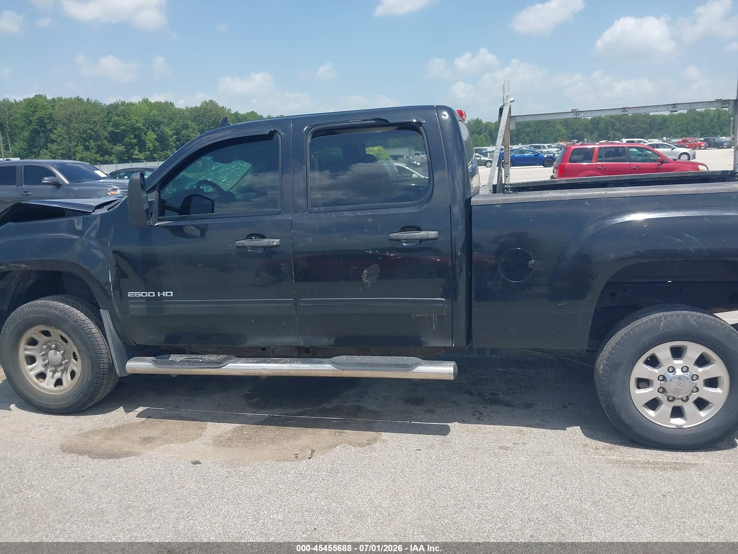 2014 Gmc Sierra 2500hd Sle Black vin: 1GT120CG0EF112759