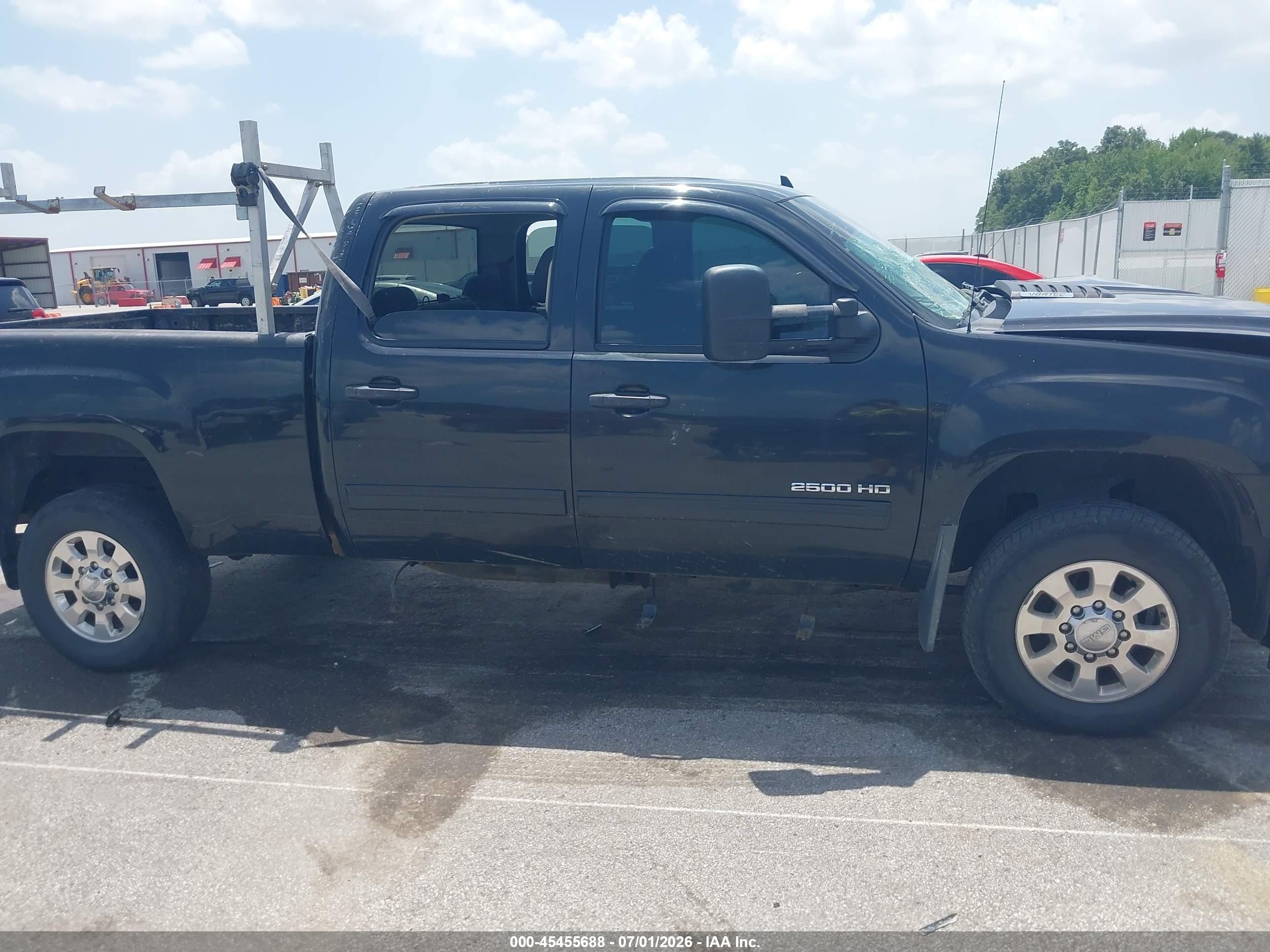 2014 Gmc Sierra 2500hd Sle Black vin: 1GT120CG0EF112759