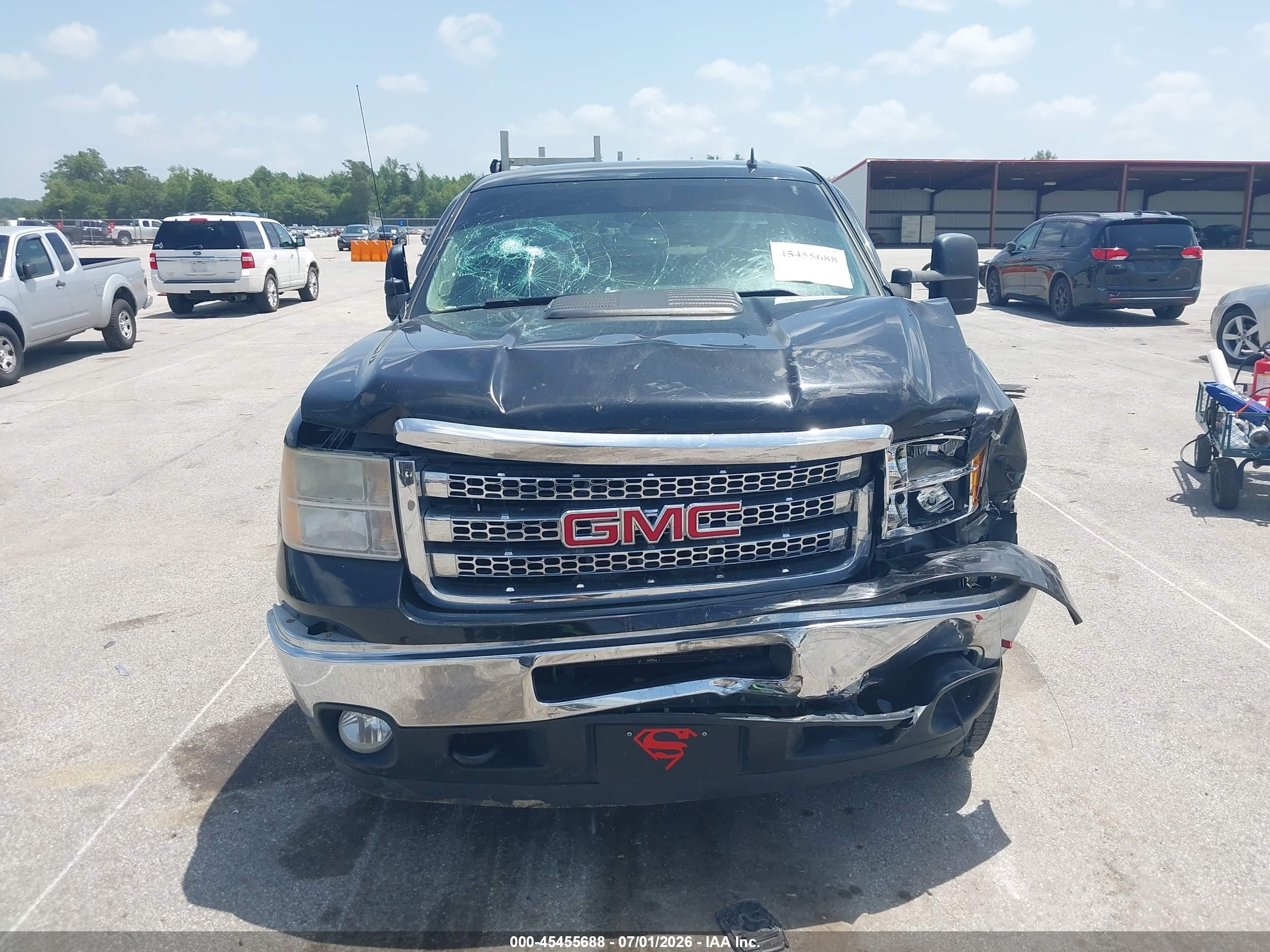 2014 Gmc Sierra 2500hd Sle Black vin: 1GT120CG0EF112759