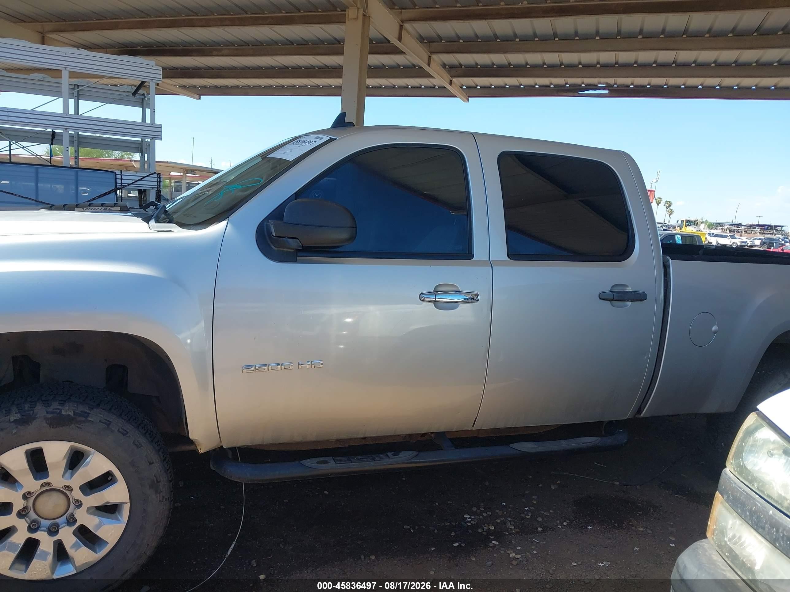 2011 Gmc Sierra 2500hd Sle Silver vin: 1GT120CG1BF158399