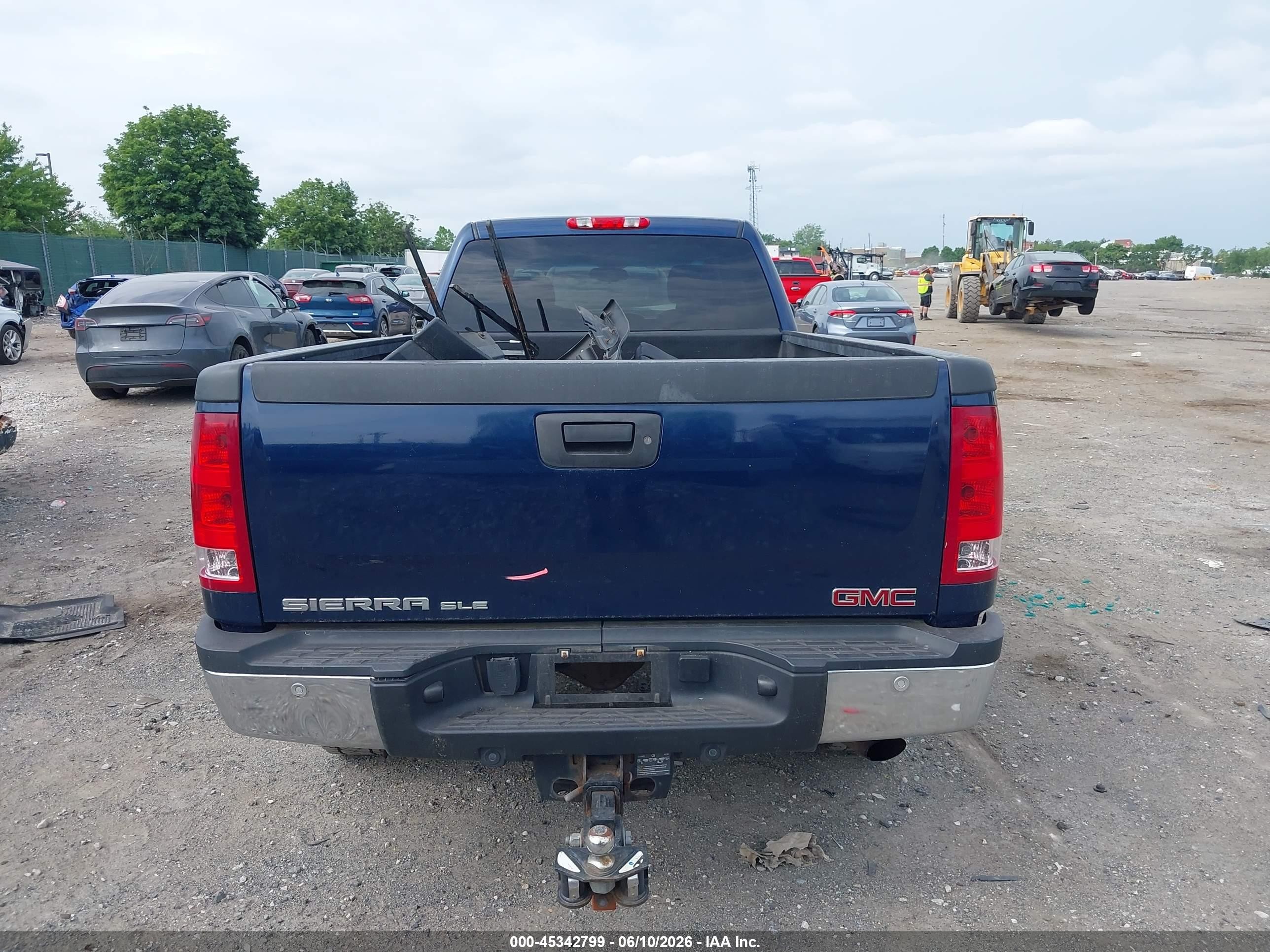2014 Gmc Sierra 2500hd Sle Dark Blue vin: 1GT120CG1EF165115
