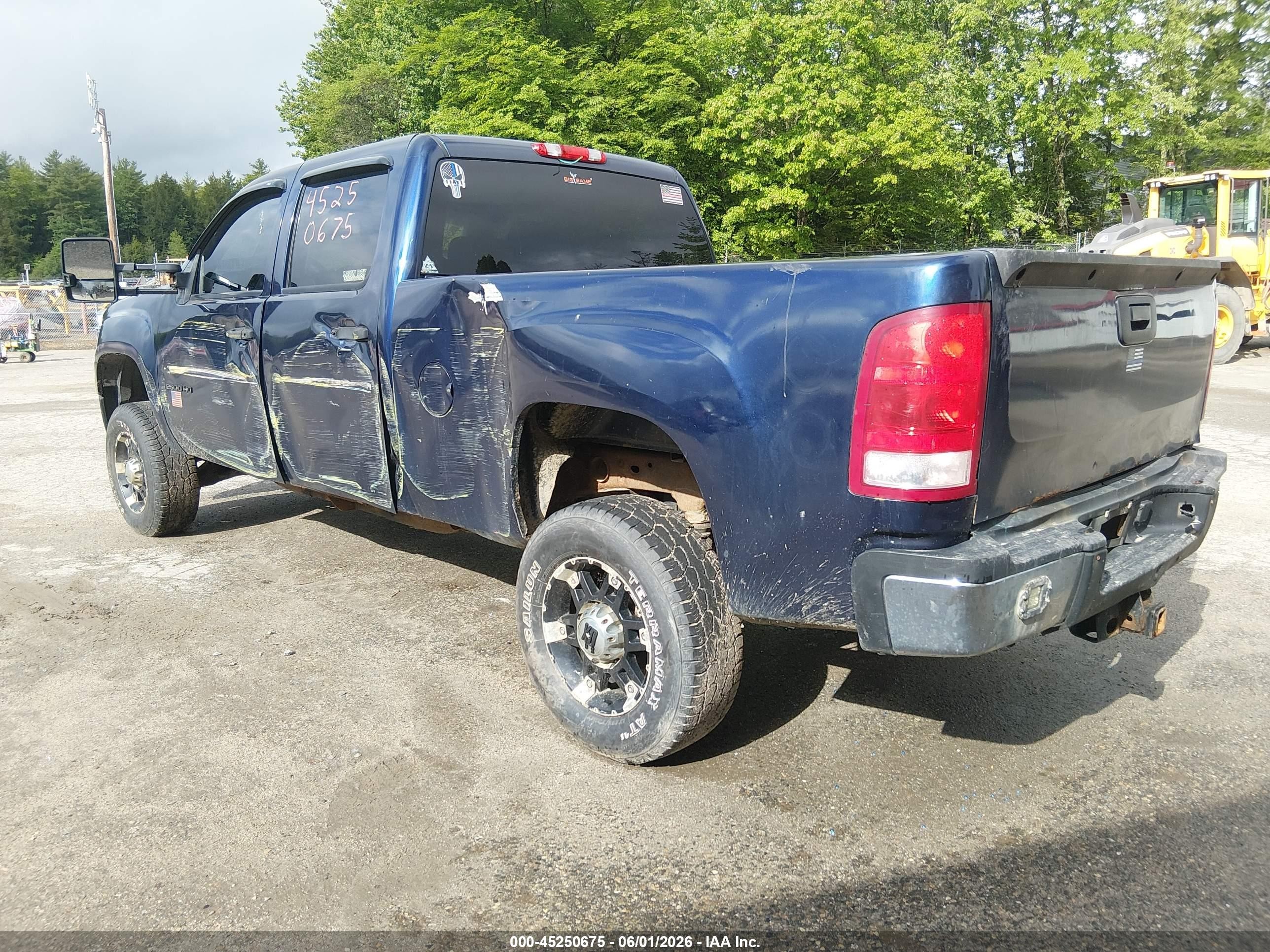 2012 Gmc Sierra 2500hd Sle Blue vin: 1GT120CG3CF208253