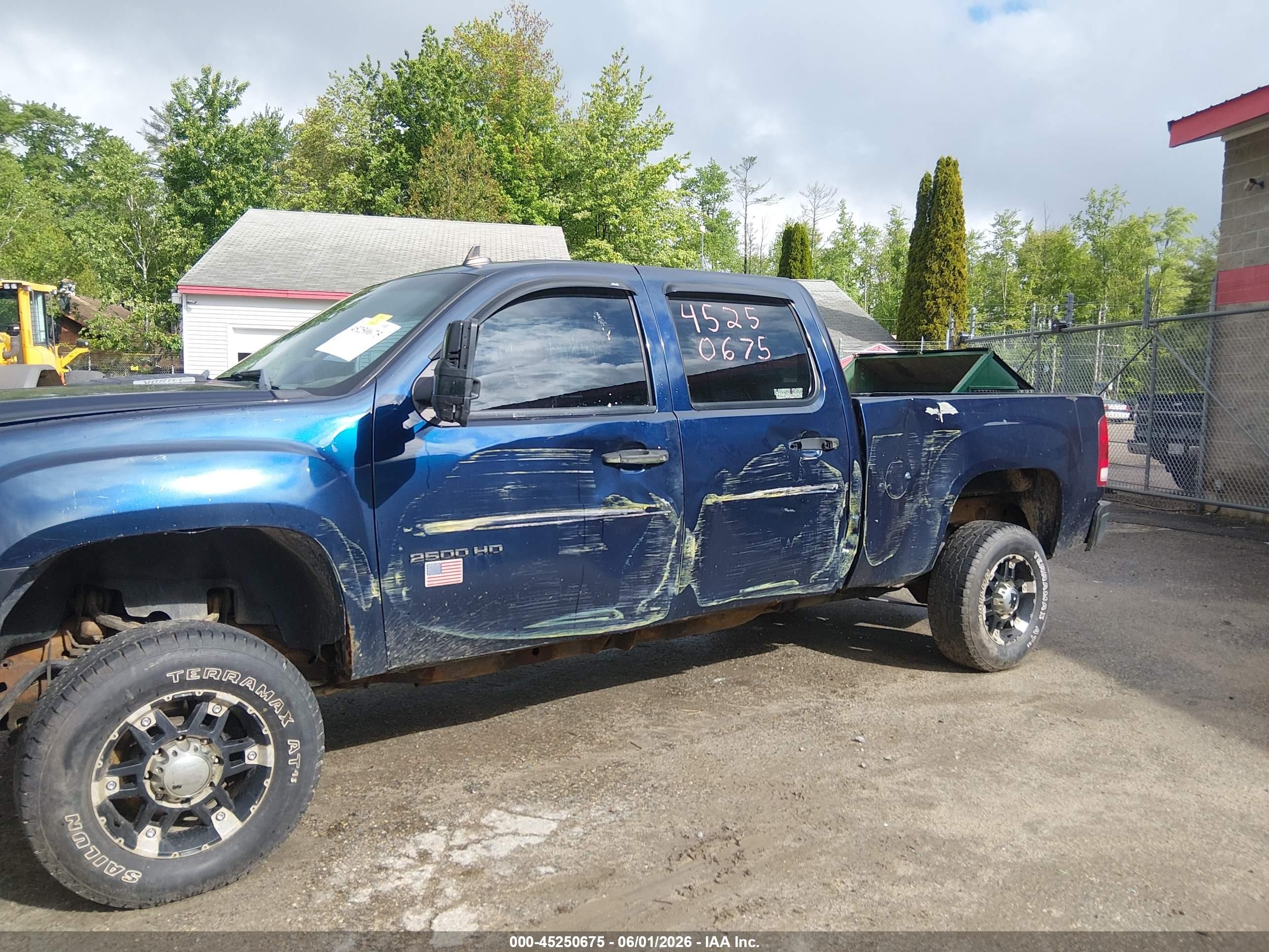 2012 Gmc Sierra 2500hd Sle Blue vin: 1GT120CG3CF208253