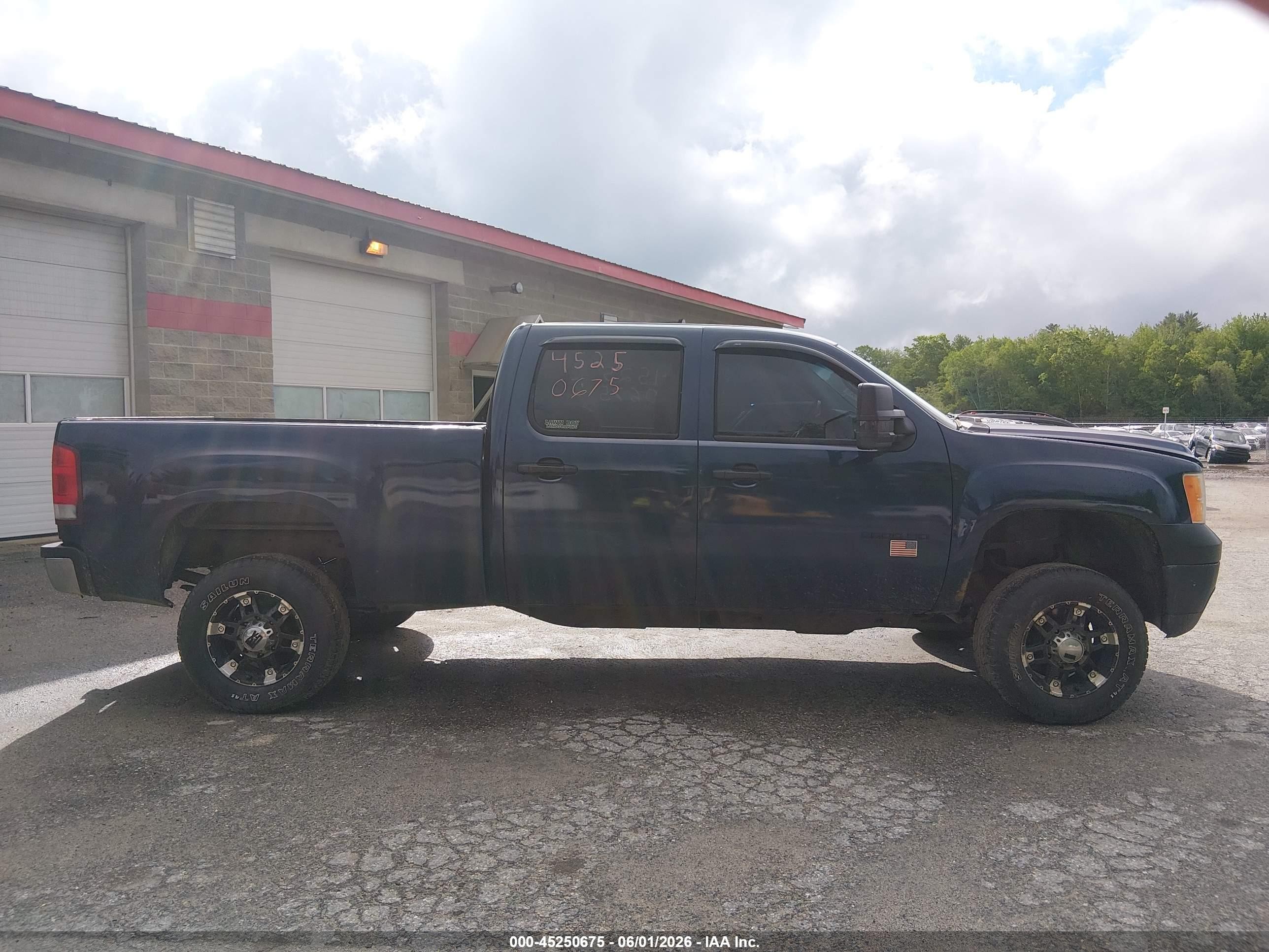 2012 Gmc Sierra 2500hd Sle Blue vin: 1GT120CG3CF208253