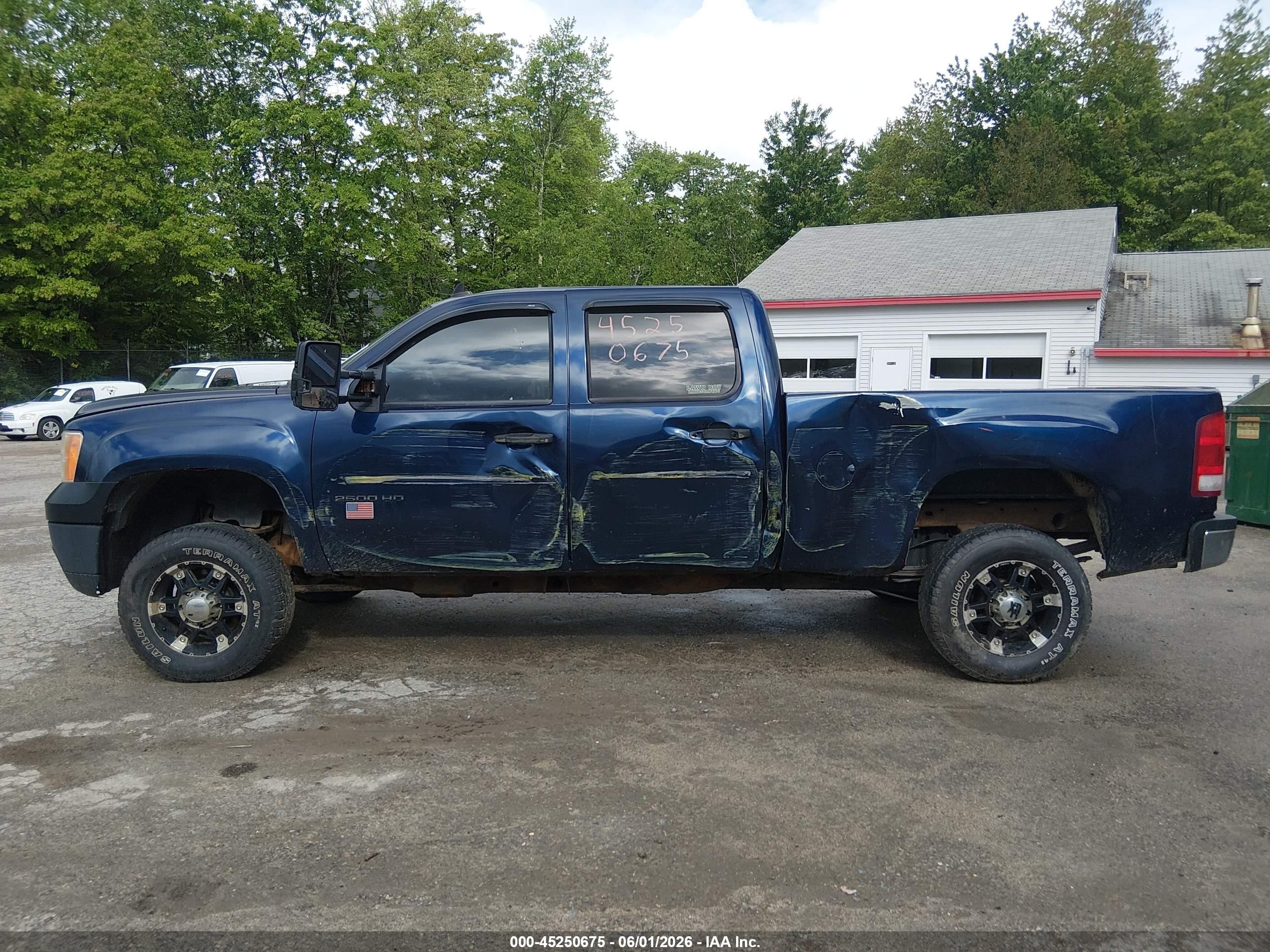 2012 Gmc Sierra 2500hd Sle Blue vin: 1GT120CG3CF208253