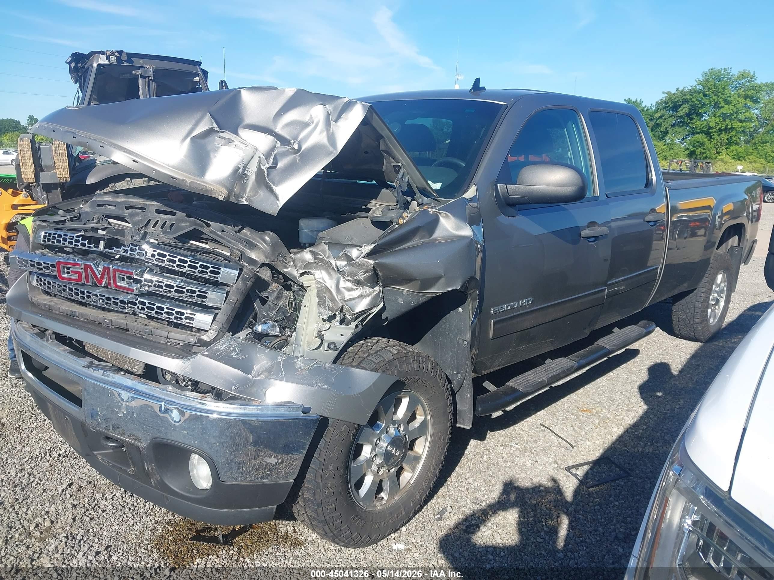 2012 Gmc Sierra 2500hd Sle Gray vin: 1GT120CG5CF166037
