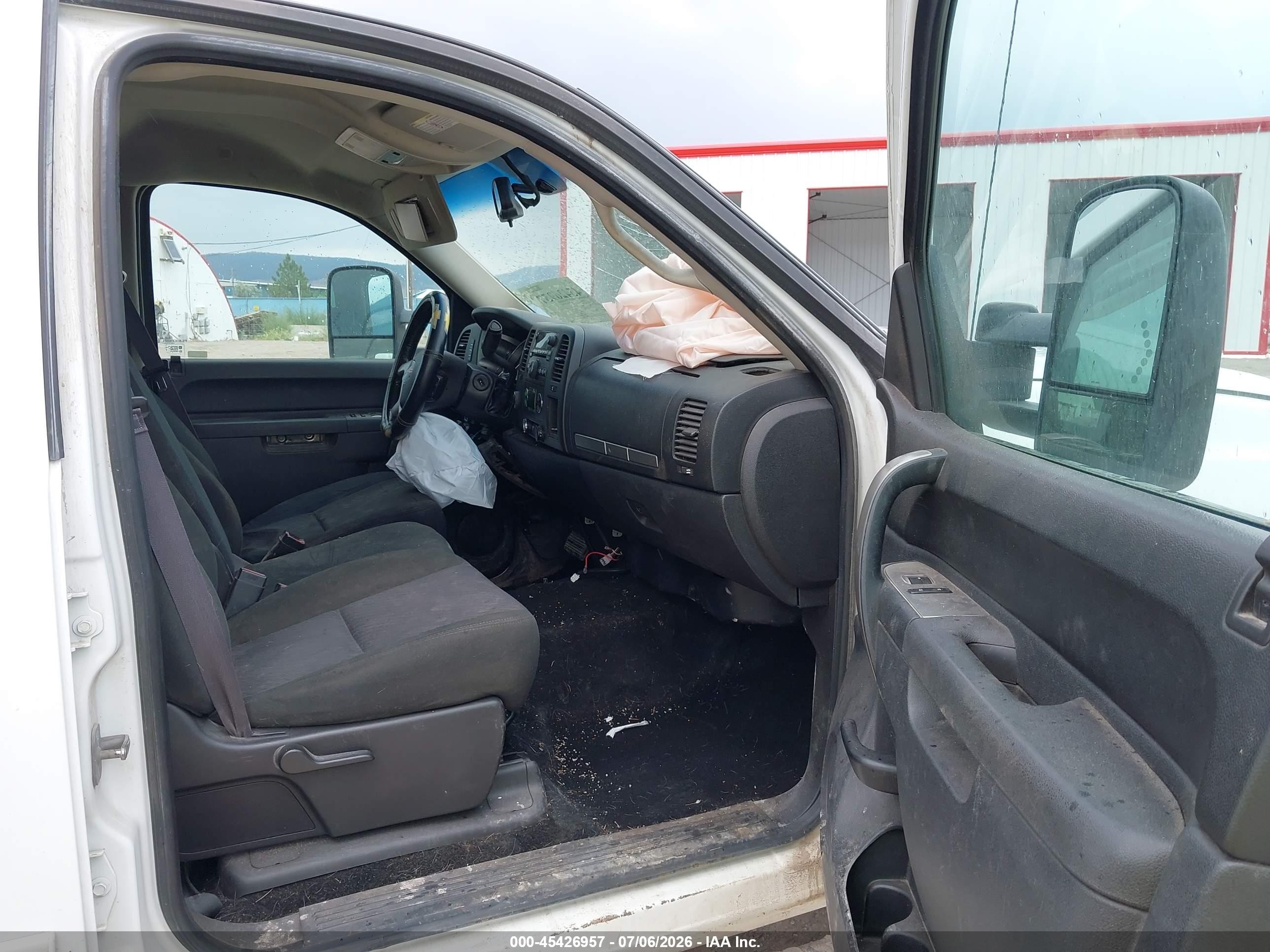 2013 Gmc Sierra 2500hd Sle White vin: 1GT120CG5DF107006