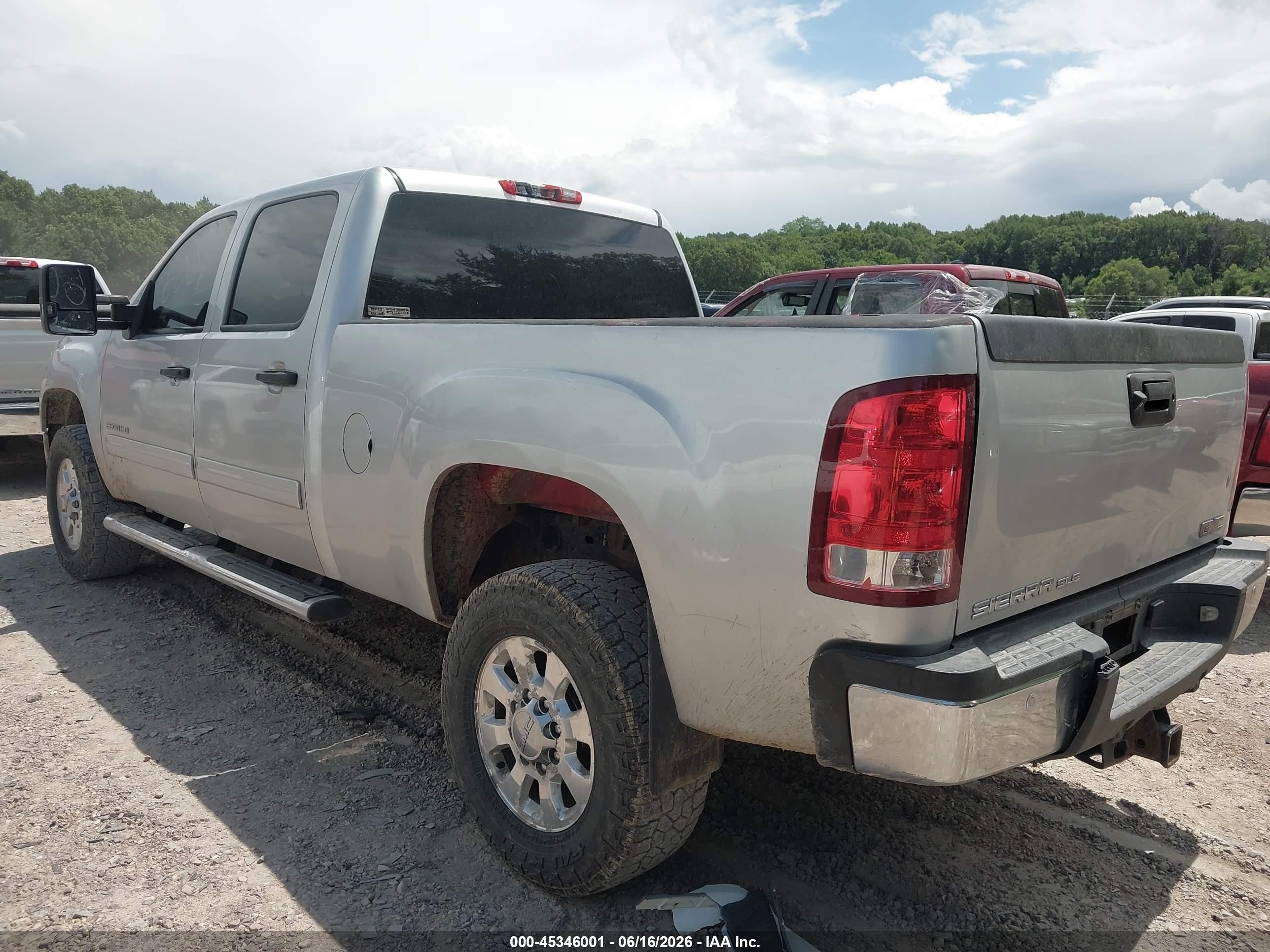 2012 Gmc Sierra 2500hd Sle Silver vin: 1GT120CG6CF212104