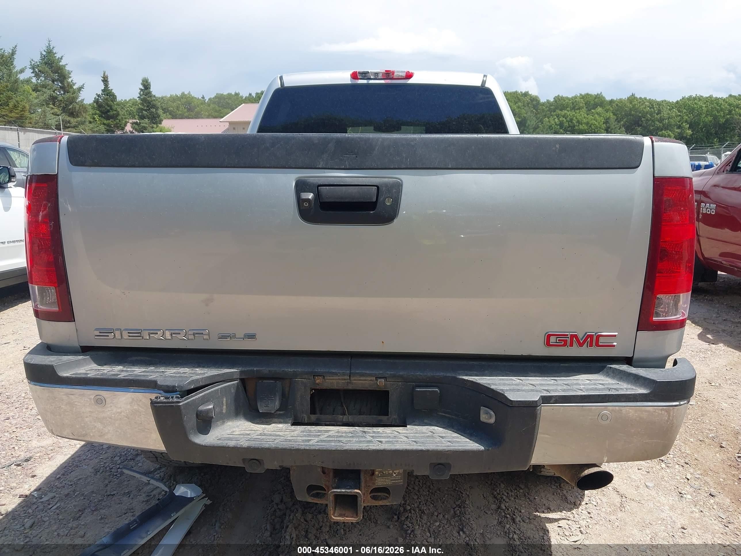 2012 Gmc Sierra 2500hd Sle Silver vin: 1GT120CG6CF212104