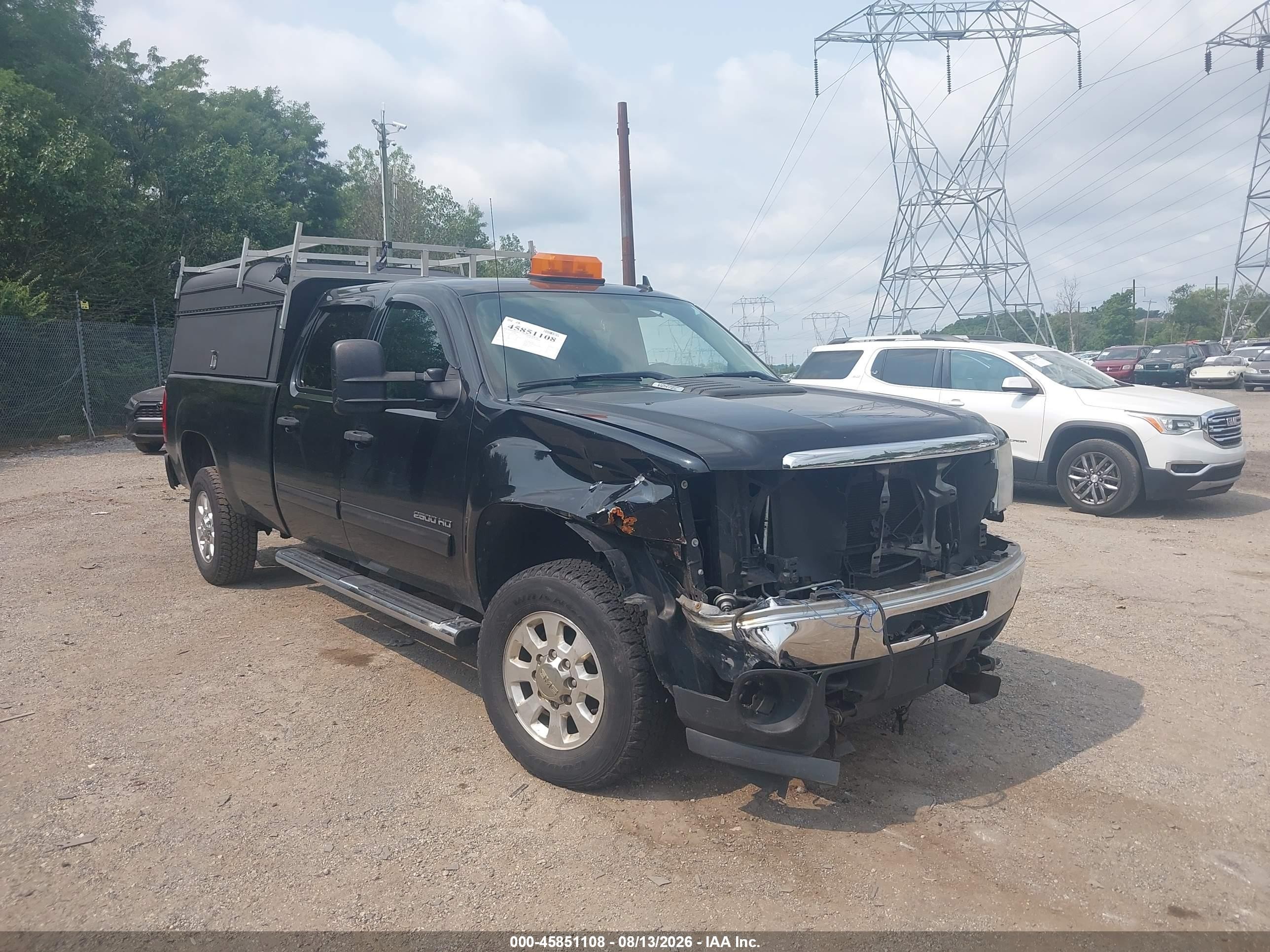 2012 Gmc Sierra 2500hd Sle Black vin: 1GT120CG7CF119236